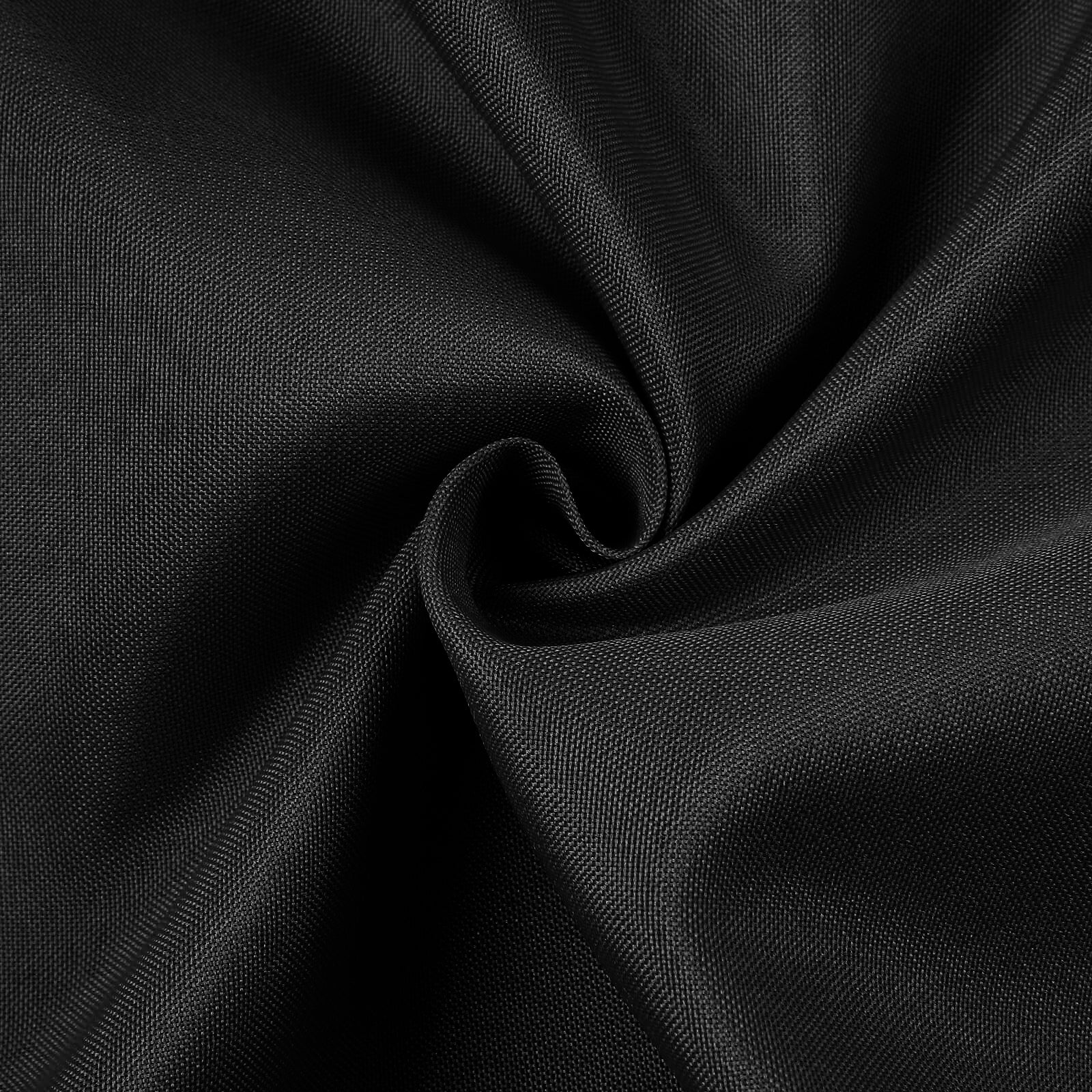 54x10 Yards Black Fire Retardant Polyester Fabric Bolt - Ideal for DIY Crafts, Upholstery & Event Decor