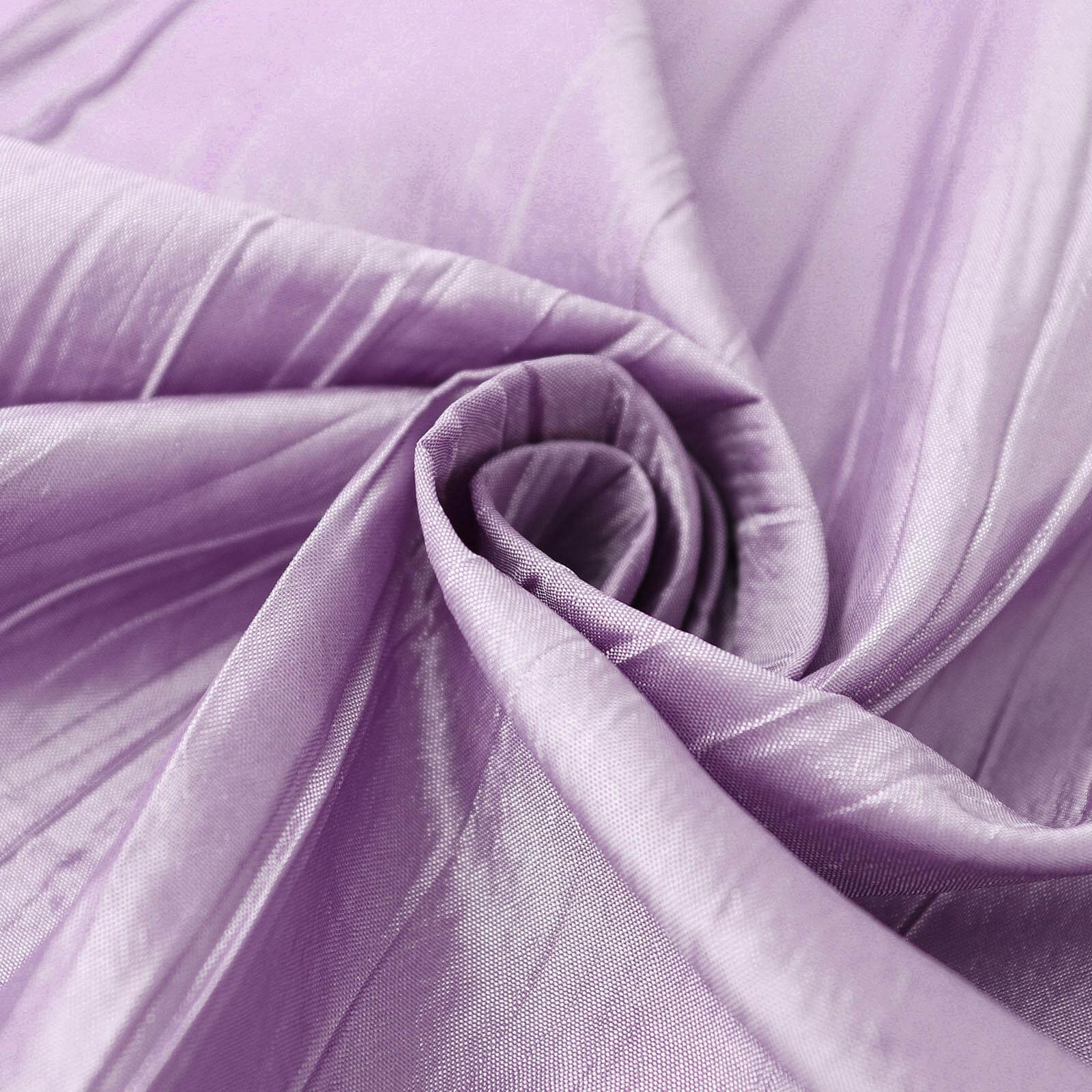 Seamless Crinkle Taffeta 132' Round Tablecloth in Violet Amethyst