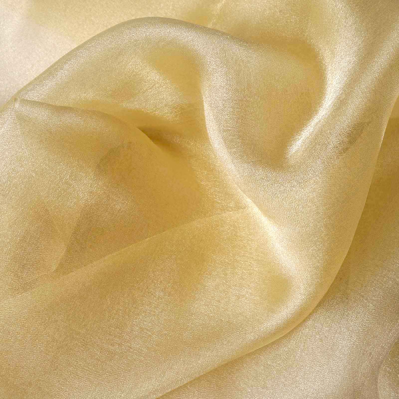 Hot Sale! 12-Foot Wide, 10-Yard Champagne Sheer Chiffon Fabric Bolt for DIY Drapery
