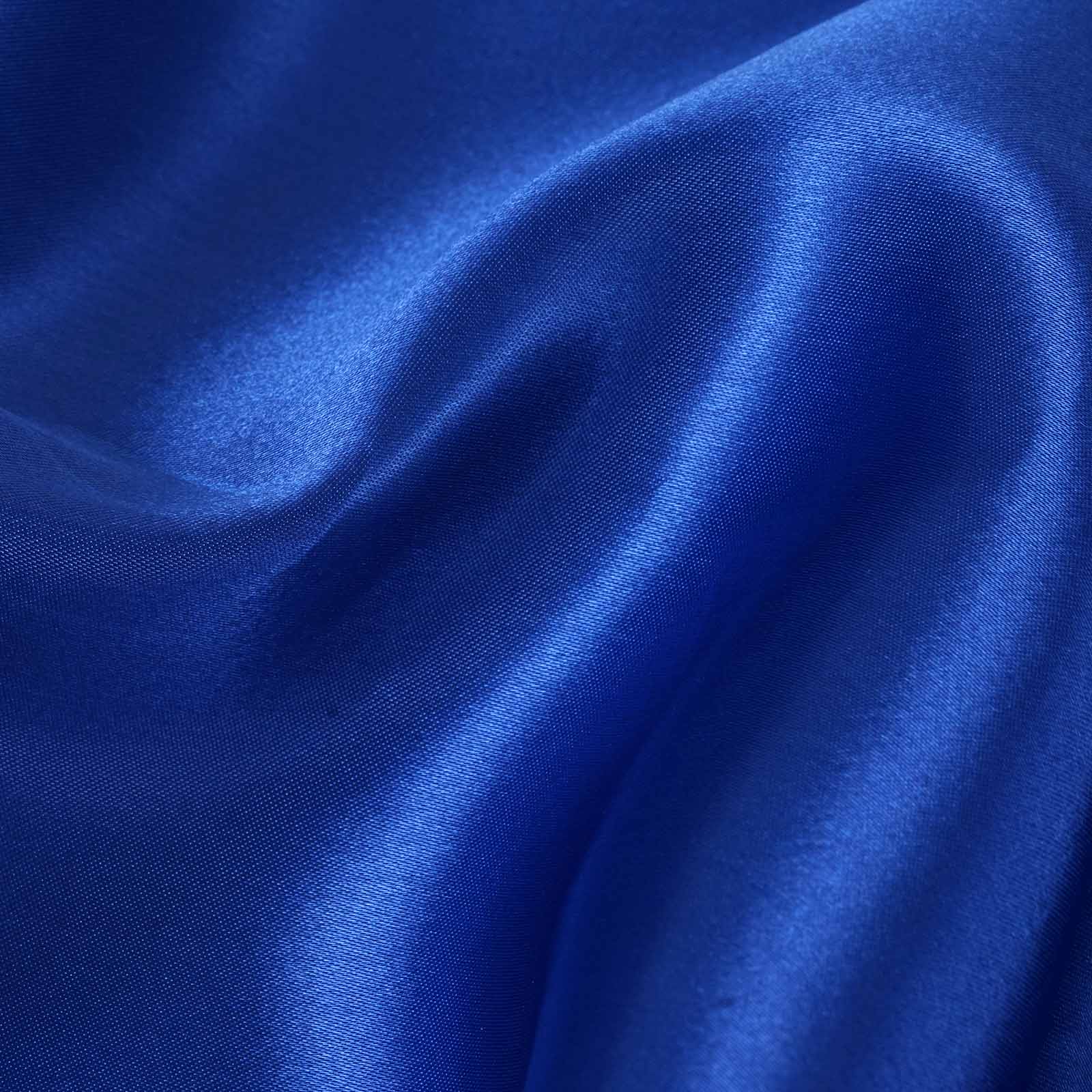 Wholesale Royal Blue Satin Fabric Bolt, 12 Feet Wide and 10 Yards Long for DIY Crafts