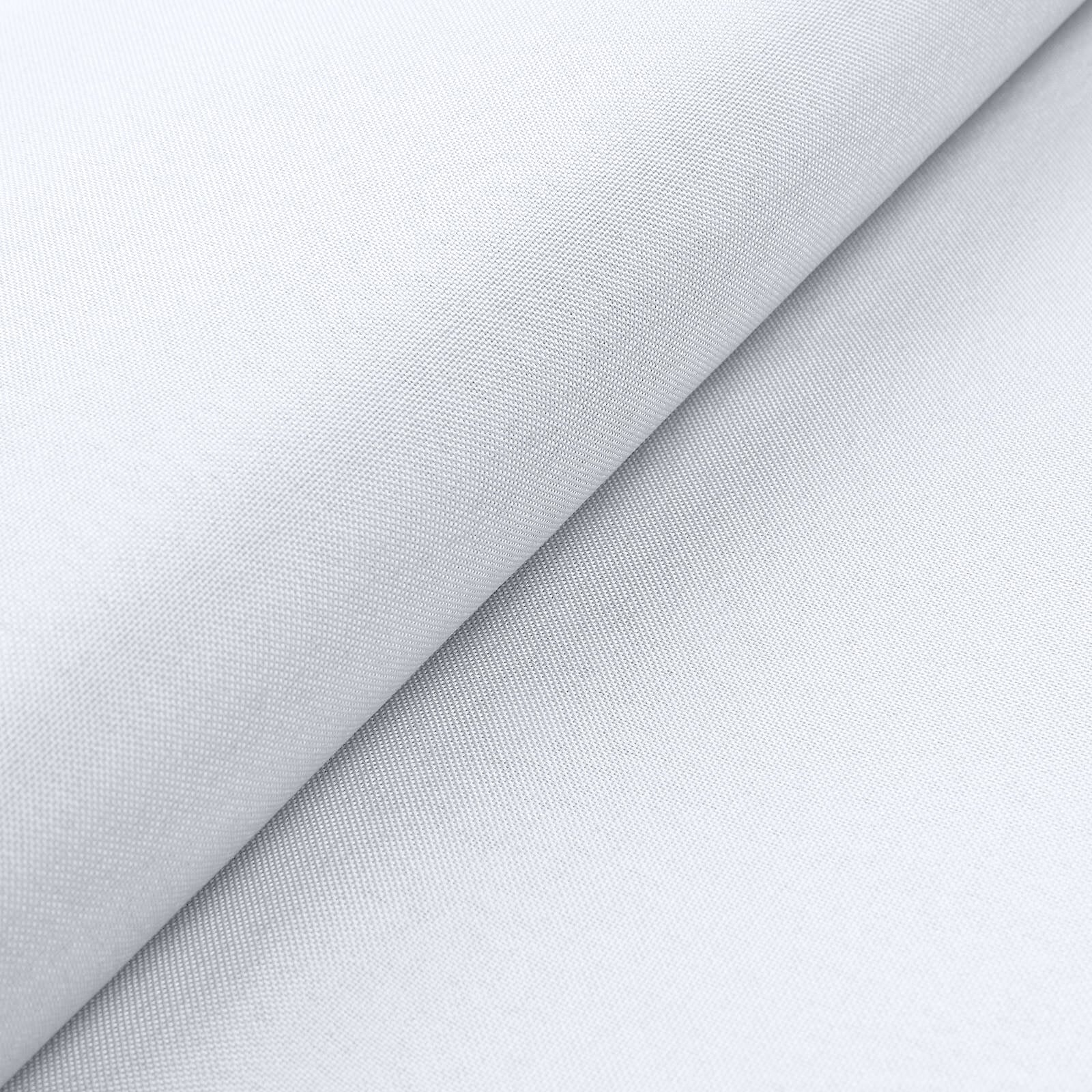 Hot! 54x10 Yards Premium White Polyester Fabric Bolt for DIY, Upholstery & Event Decor