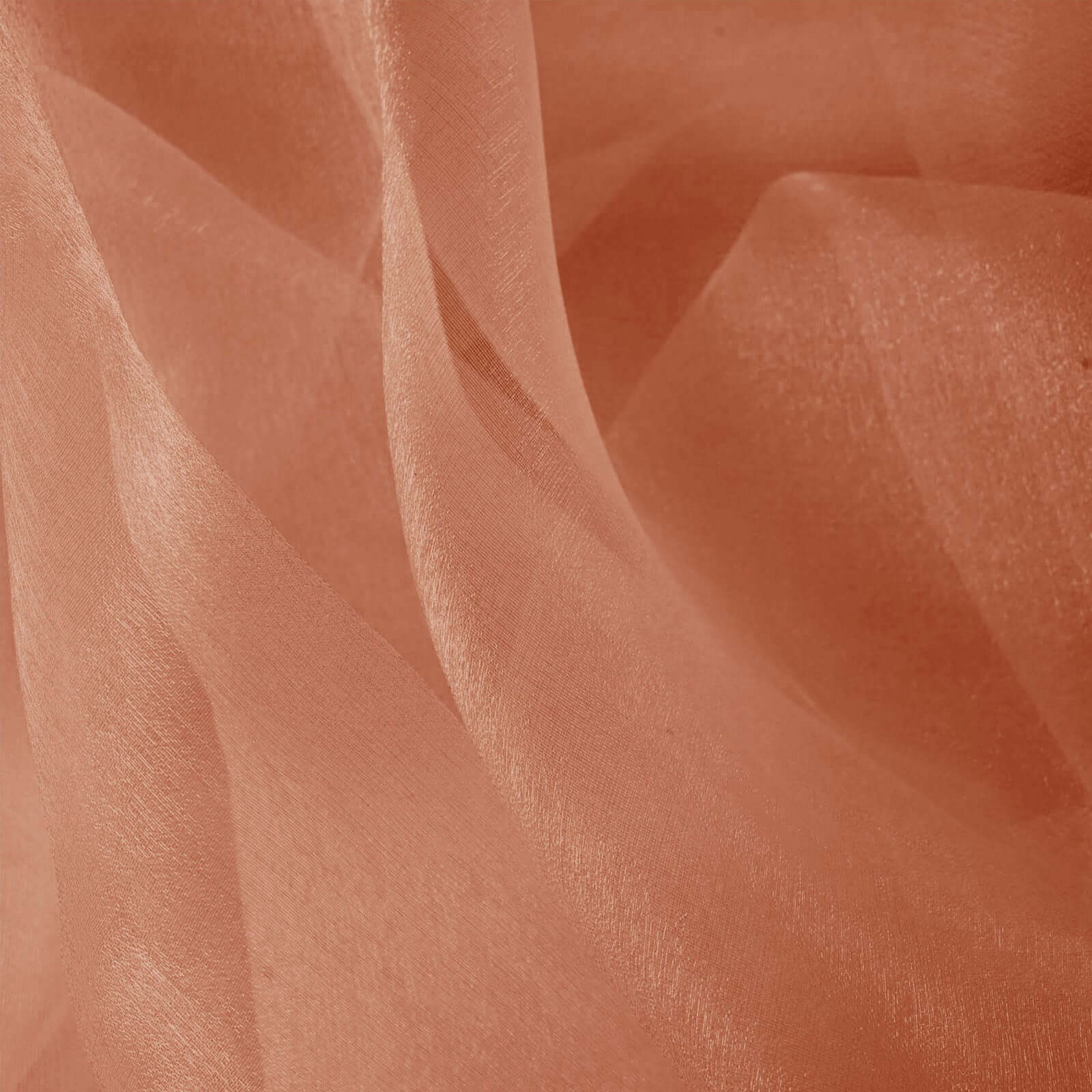 Hot Deal! 12x10yd Terracotta Sheer Chiffon Fabric for DIY Drapery