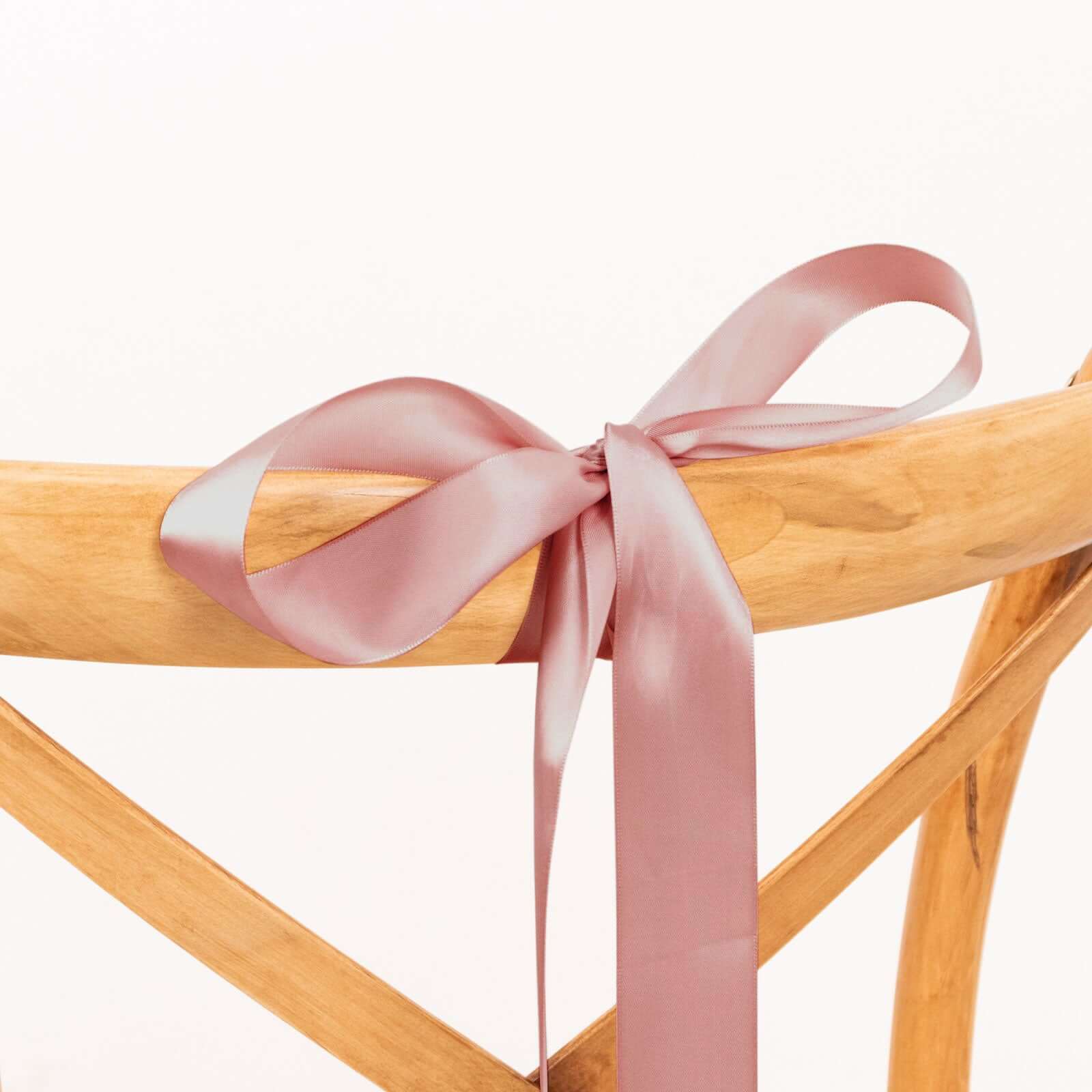50 Yards 1.5" Dusty Rose Decorative Satin Ribbon - Ideal for Events