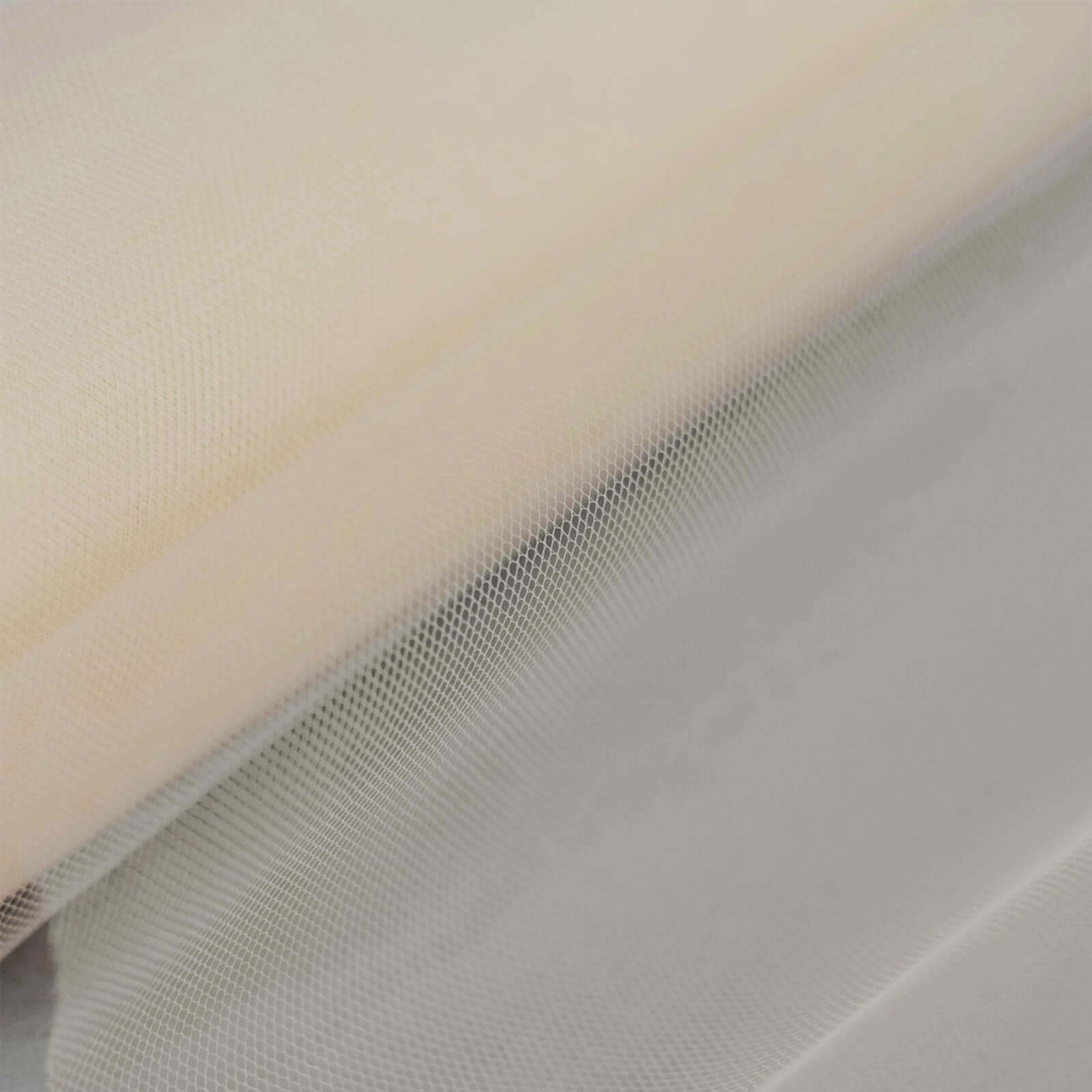 100 Yards of Soft Beige Tulle Fabric Bolt, Ideal for Crafts and Special Occasions