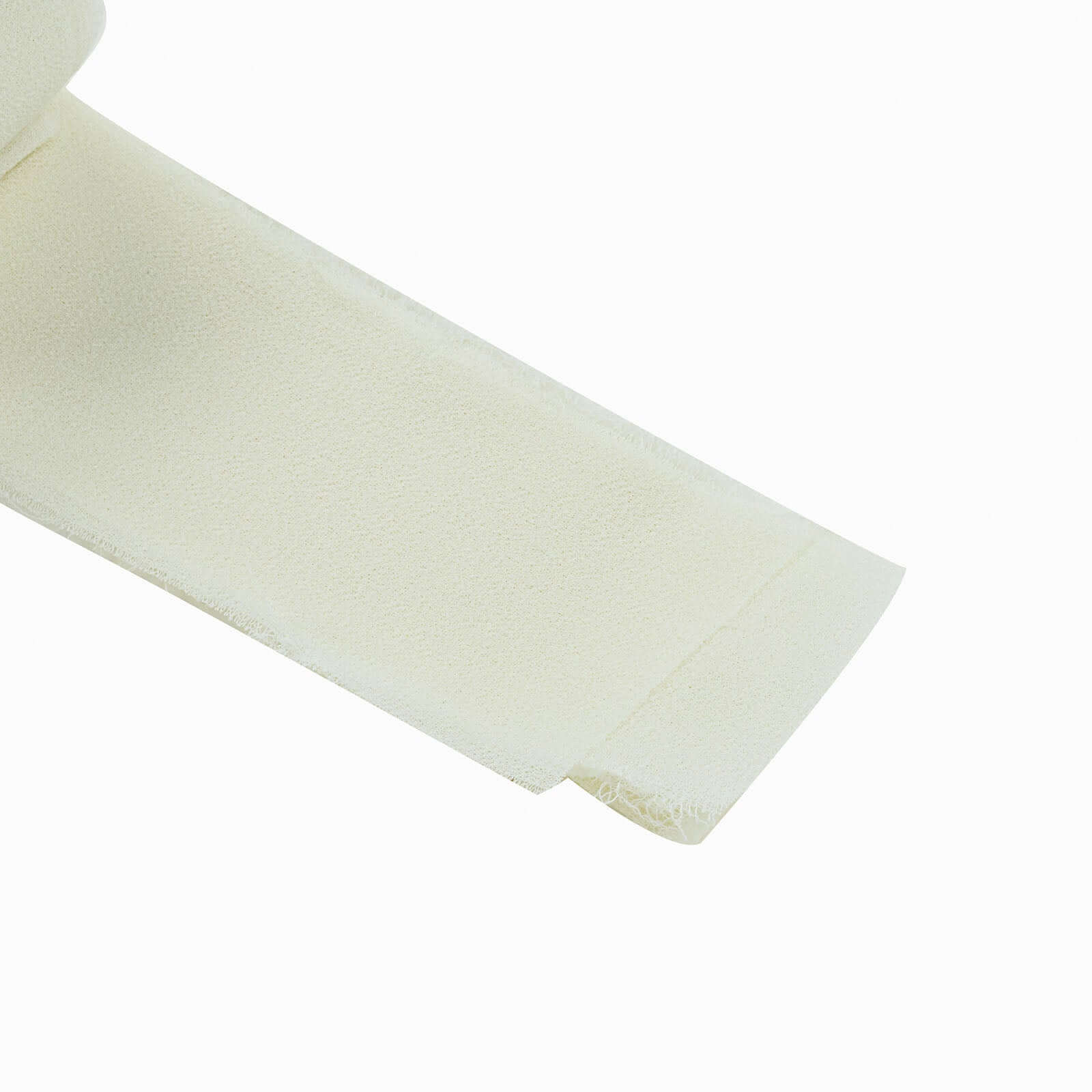 2-Pack Special Offer! 6-Yard Ivory Silk-Like Chiffon Linen Ribbon Rolls for Bouquets, Gifts, and Weddings