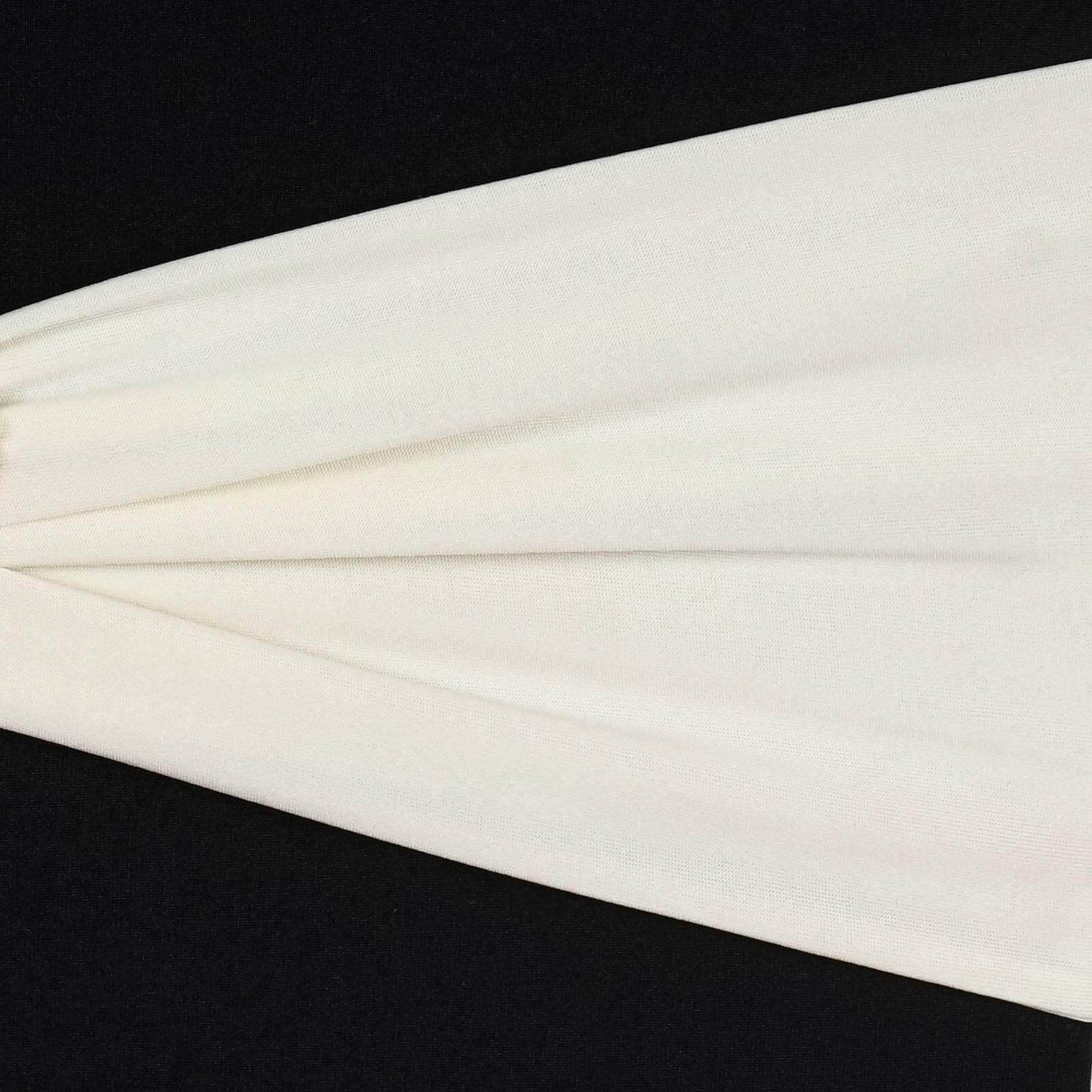 Ivory Stretch Spandex Chair Sashes Pack of 5 - Heavy - Duty 5x12
