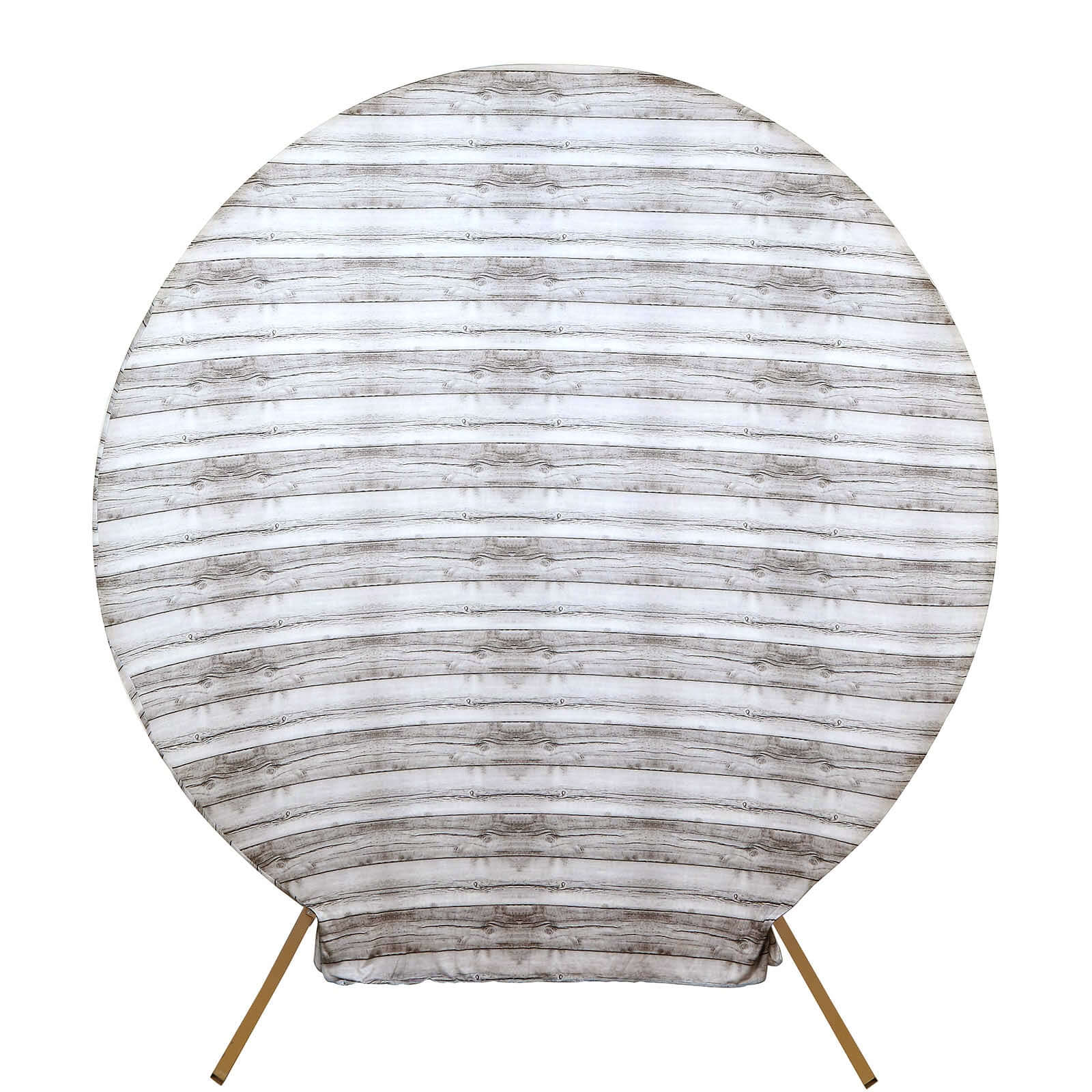 7.5ft Rustic White Spandex Backdrop Stand Cover - Perfect Fit!