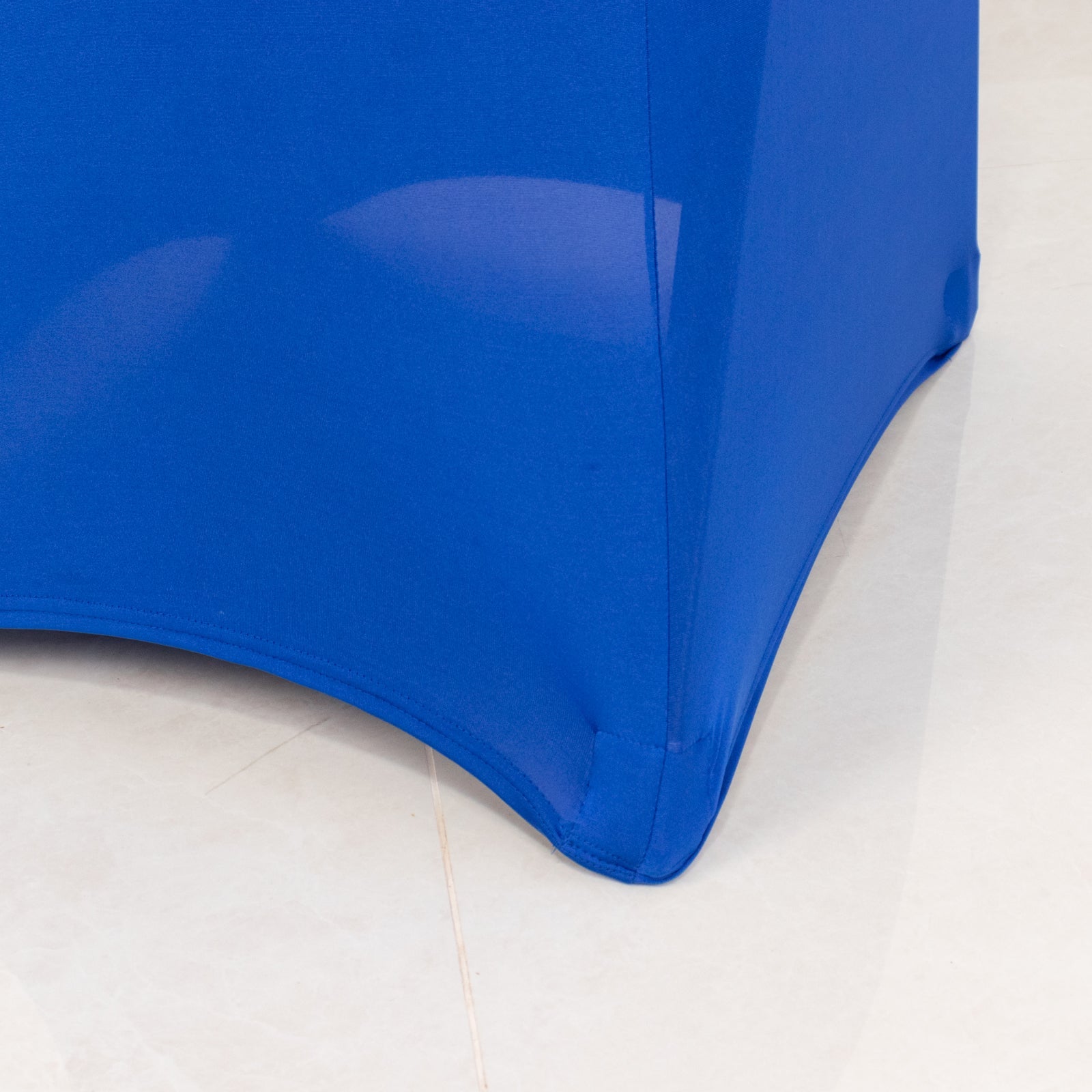 Royal Blue Premium 220GSM Stretch Spandex Chair Cover with Foot Pockets for Banquets