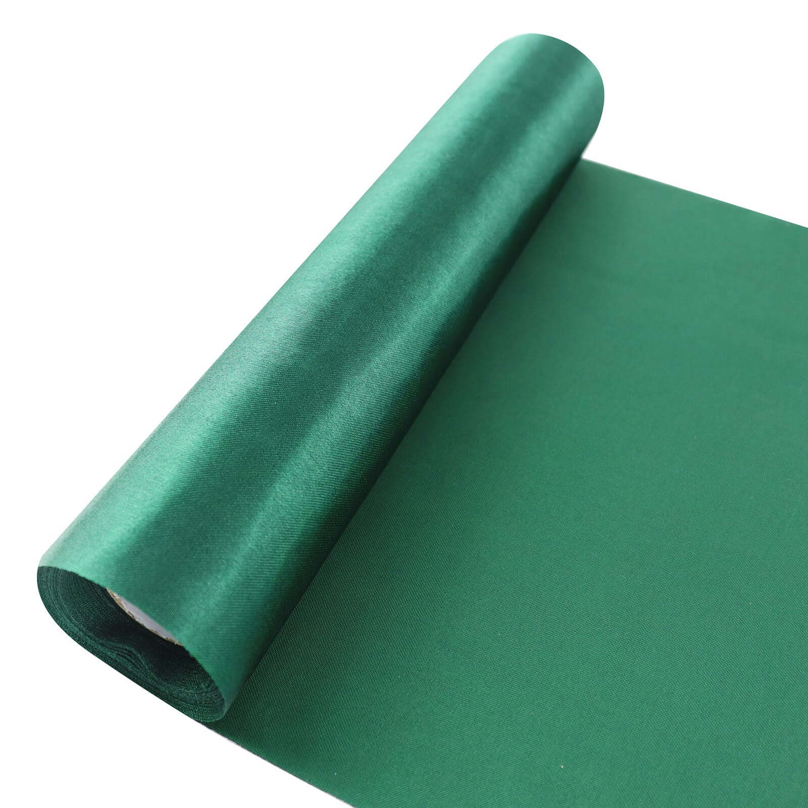 Wholesale 12-Foot Wide, 10-Yard Long Hunter Emerald Green Satin Fabric Bolt for DIY Crafts
