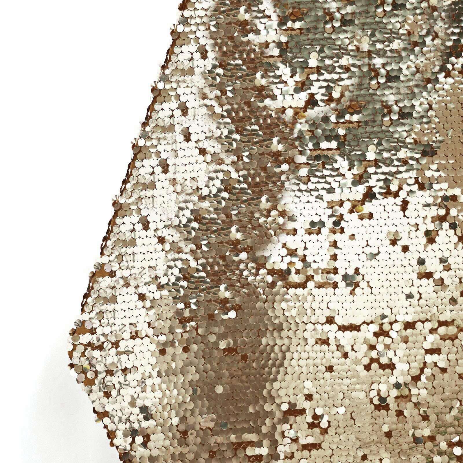 Hot! 8ft x 7ft Gold Payette Sequin Sparkly Hexagon Backdrop Cover
