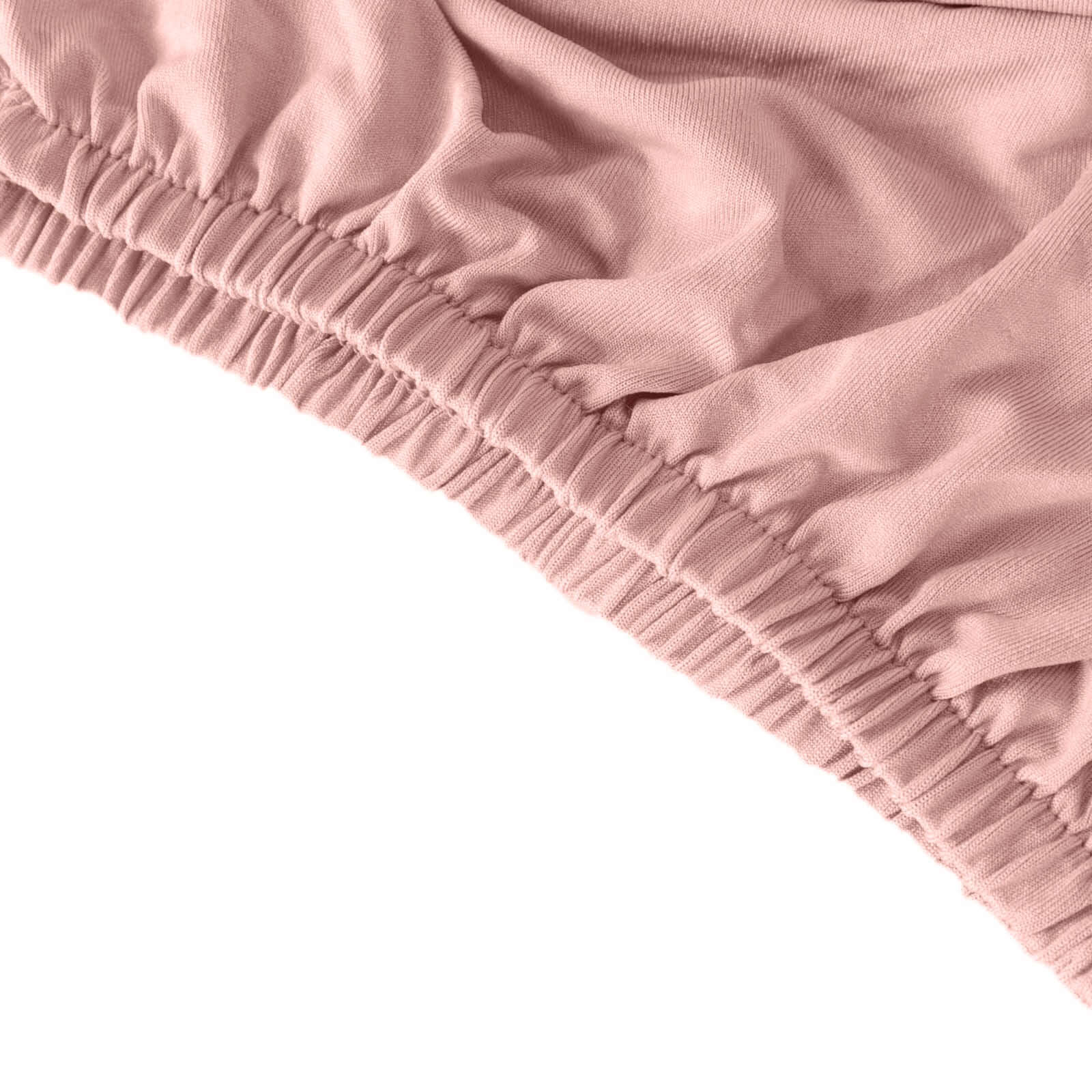 Set of 5 Stretchable Dusty Rose Spandex Rectangle Pedestal Stand Covers, 160 GSM