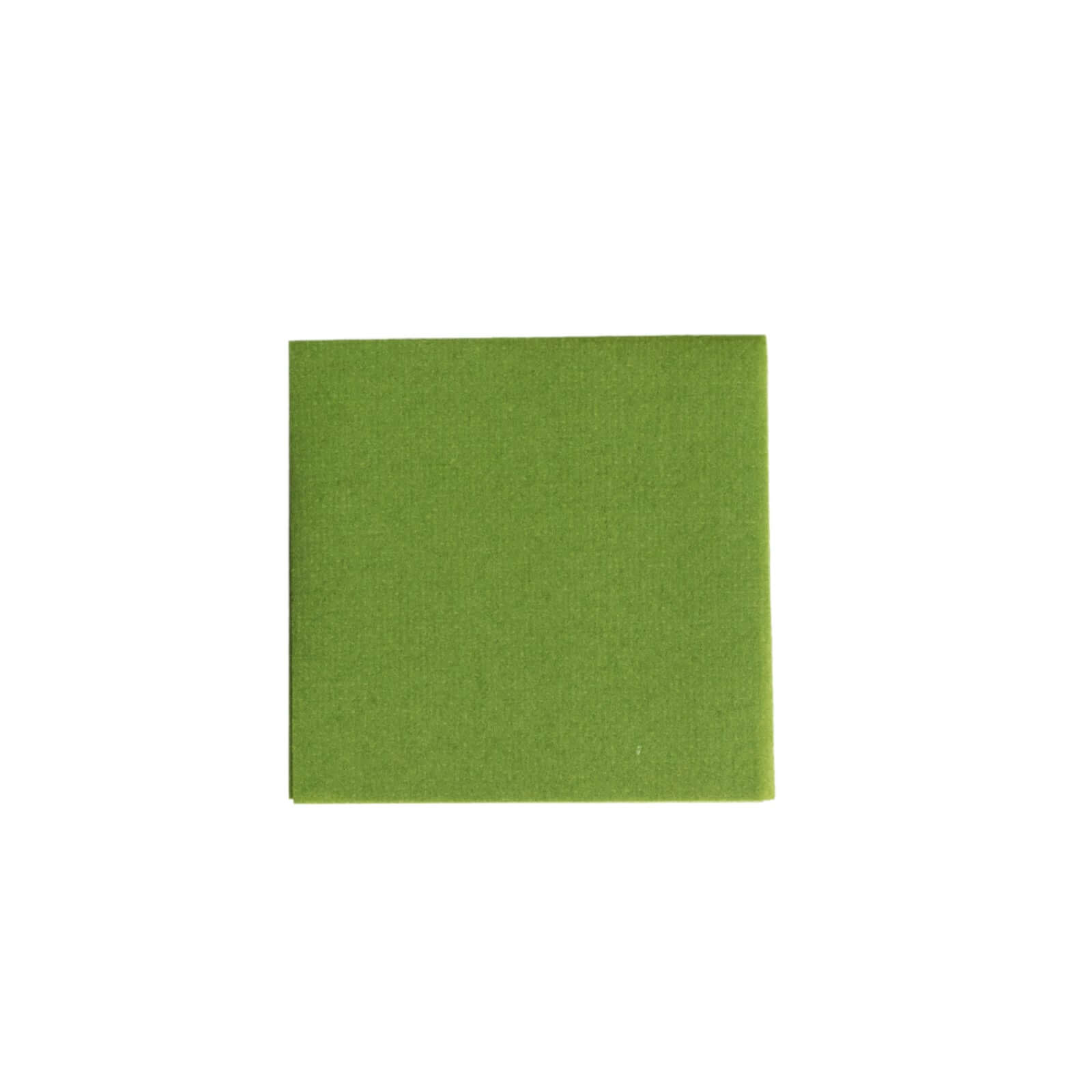 Great Deal! 20-Pack 5x5 Olive Green Airlaid Cocktail Napkins with Linen-Like Feel and High Absorbency