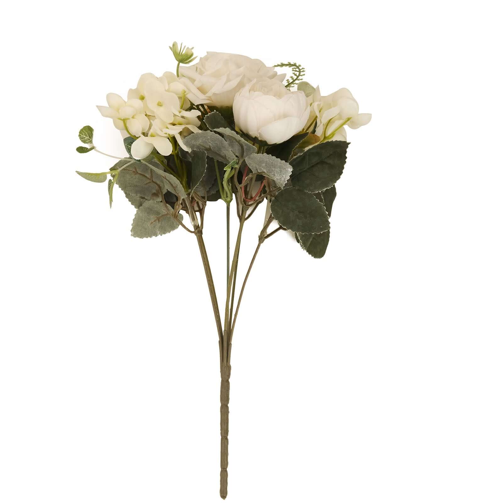 Hot Sale! 2 Pack of Ivory Silk Artificial Rose & Peony Floral Arrangements for Weddings and Home Decor