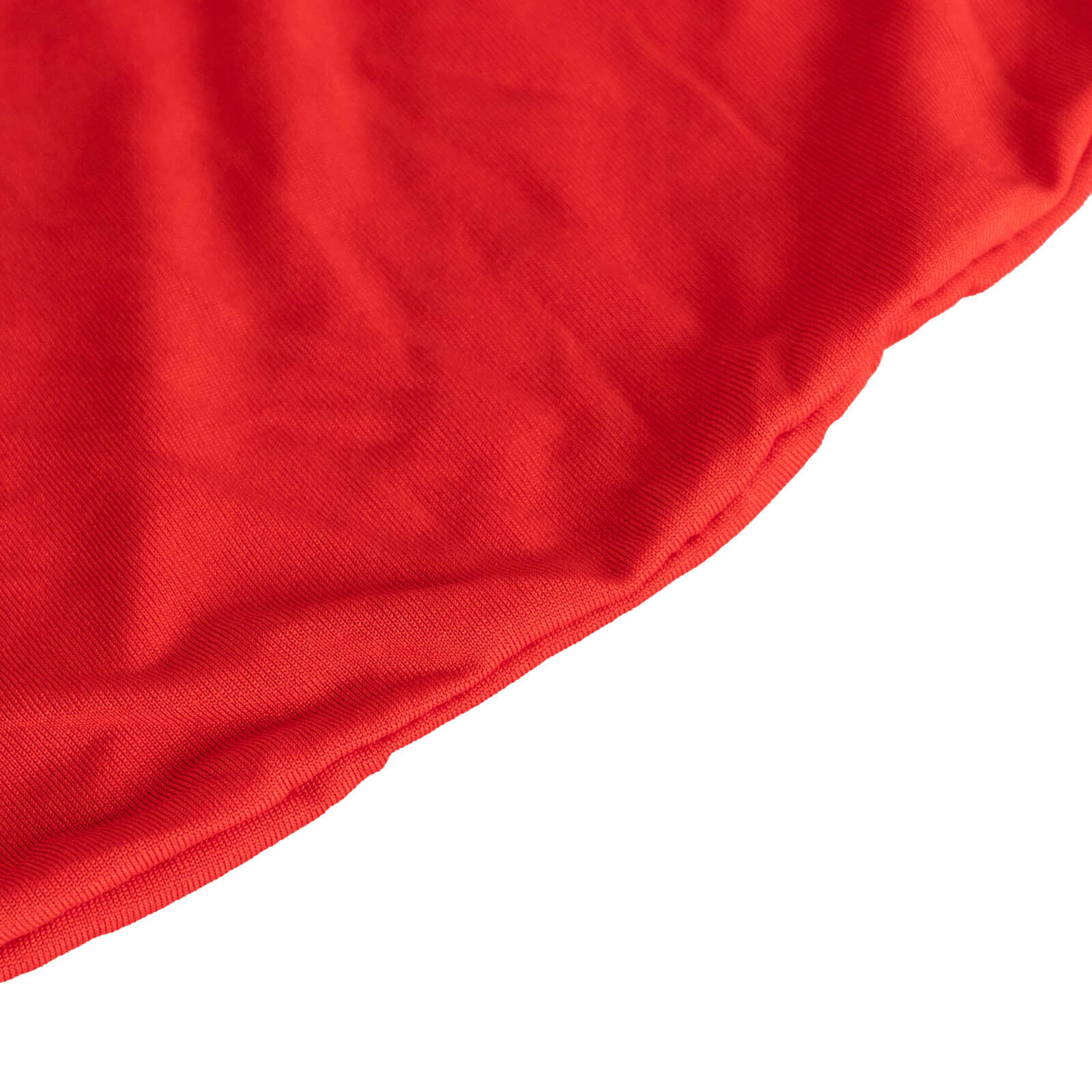 Hot Deal! Red Spandex Stretch Chair Cover with Ruffle Pleated Skirt for Banquet Chairs (1-Piece)