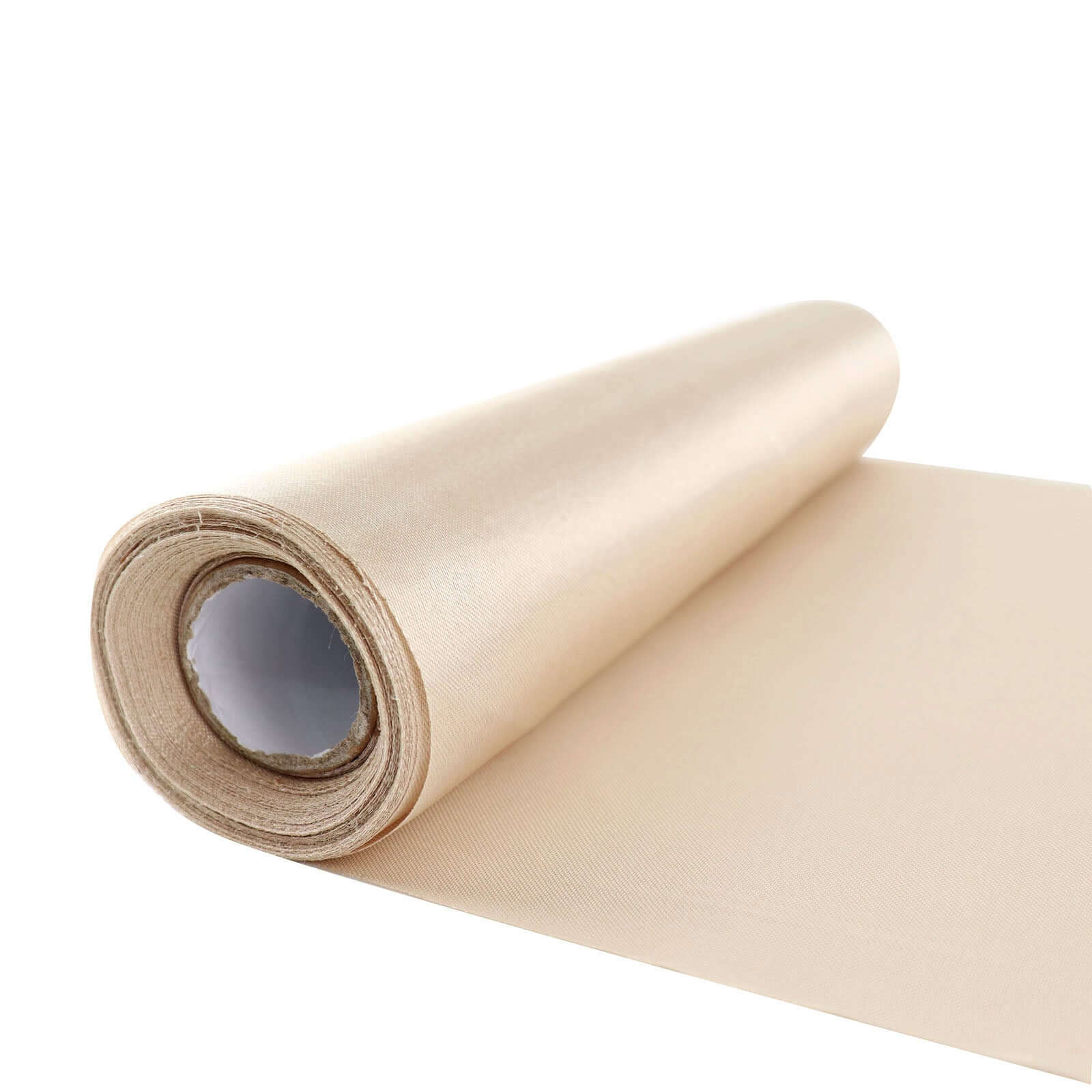Wholesale Beige Satin Fabric Bolt (12'x10yd) for DIY Crafts