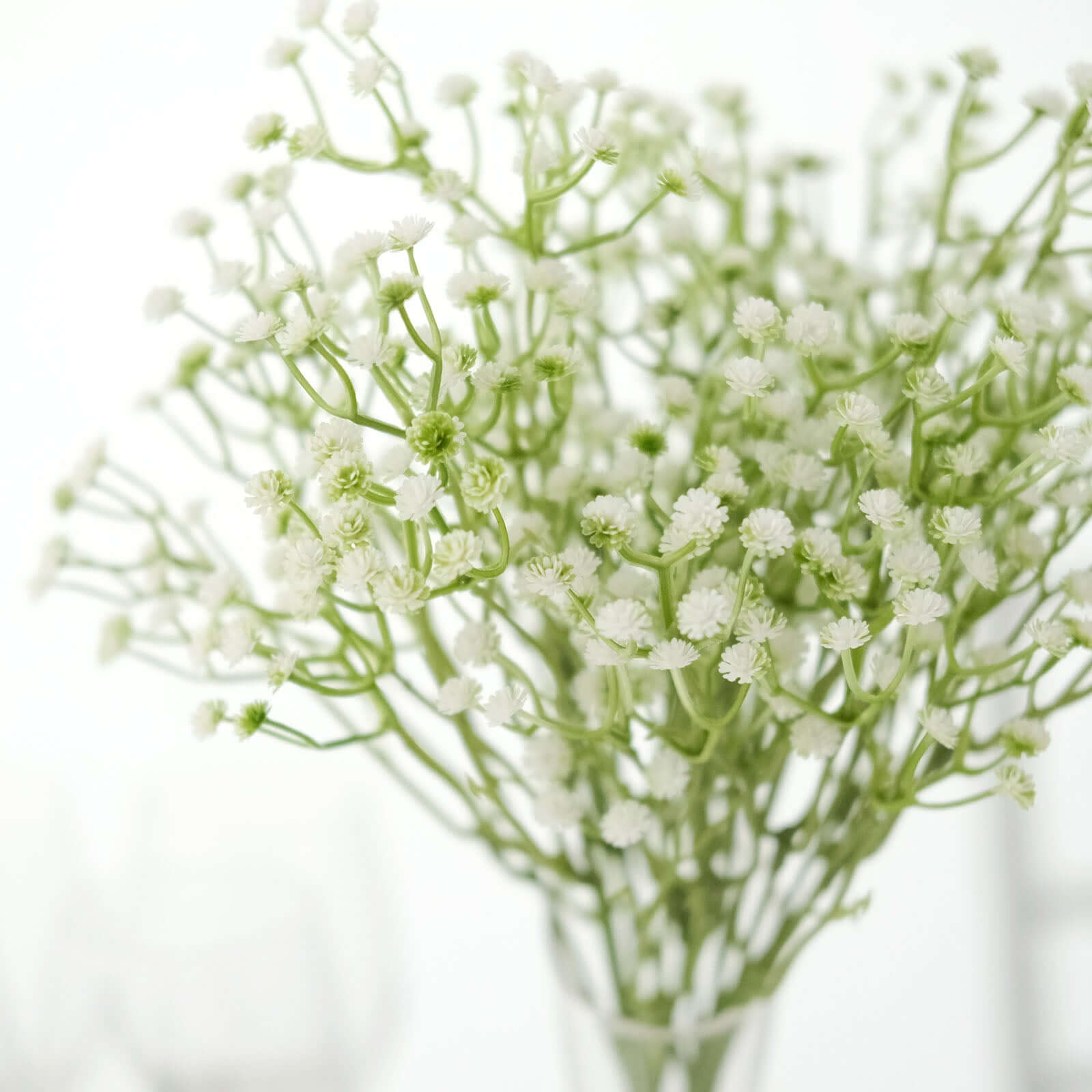 Hot Sale! 3 Pieces of 14-Inch Artificial White Baby’s Breath Gypsophila Flower Arrangements for Indoor Decor