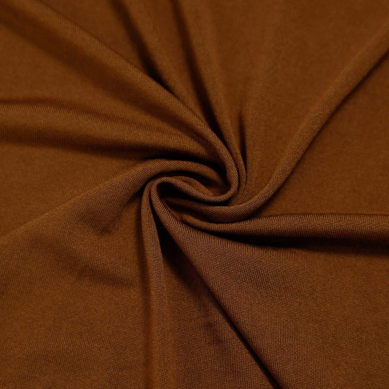 5ft Cinnamon Brown Spandex Fitted Cover for Round Top Wedding Arch - Ideal Decor