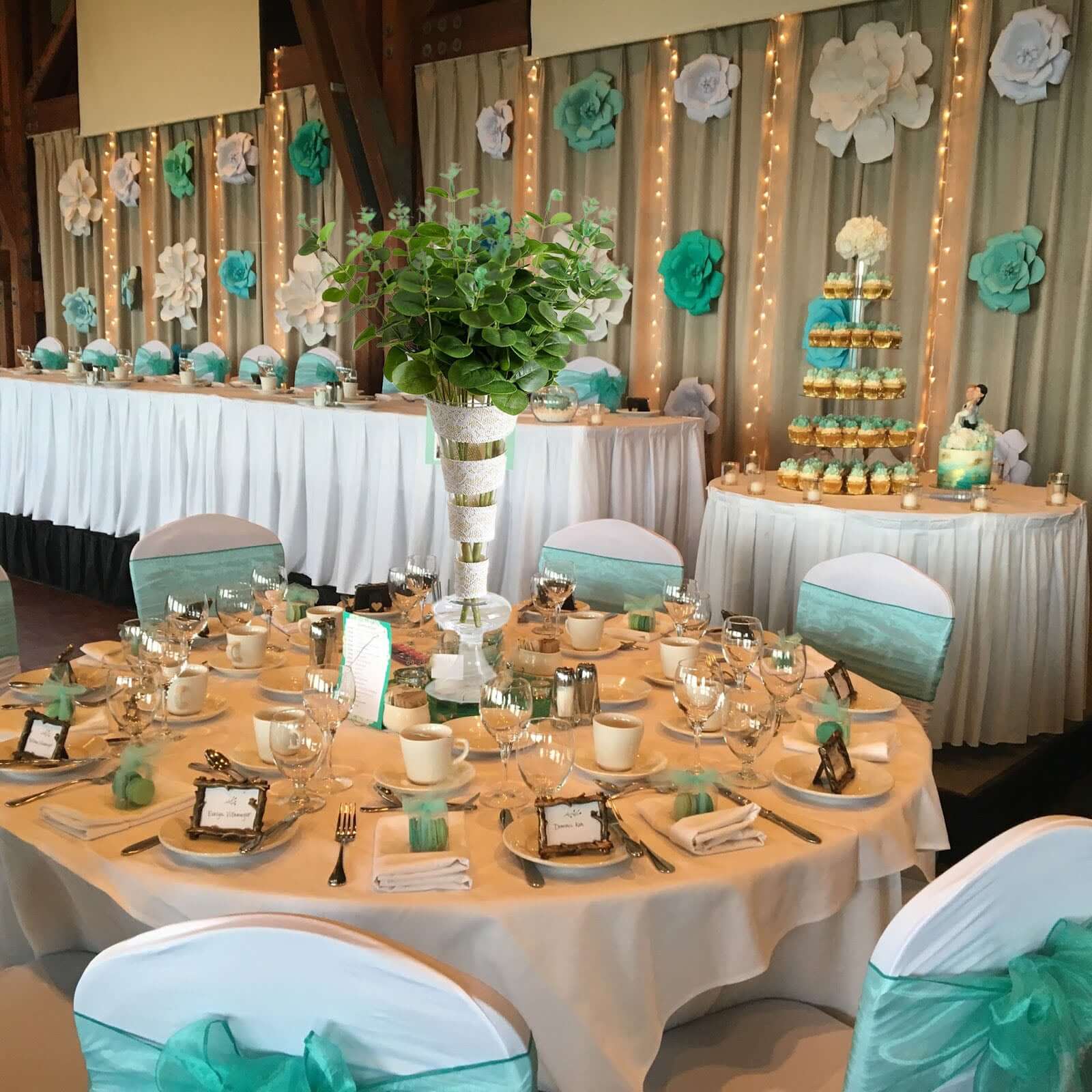 2 Pack Light Green Artificial Eucalyptus Branch Bouquets - 19 Inches