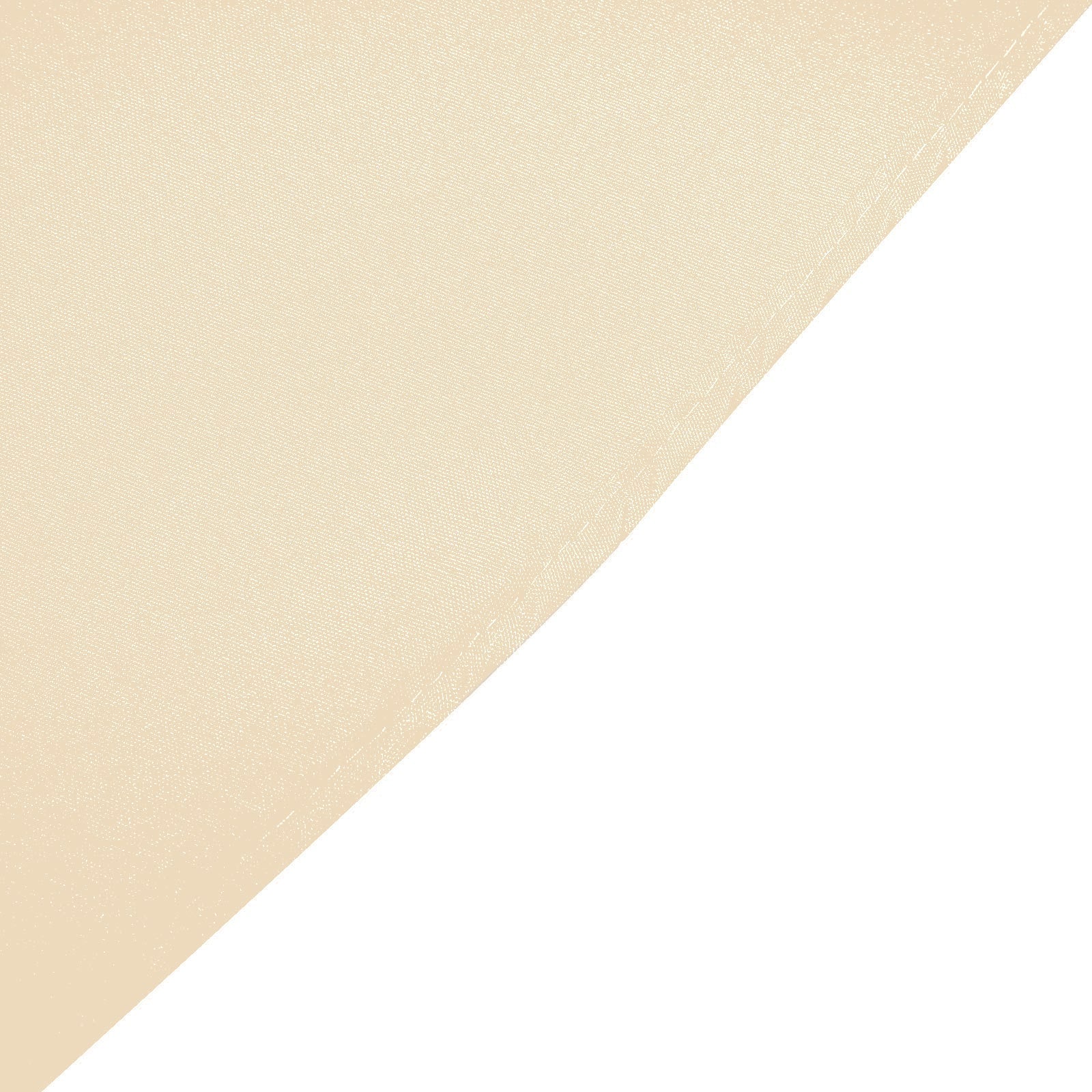 Beige 90" Round Polyester Tablecloth - Stain & Wrinkle-Free, Ideal for Events