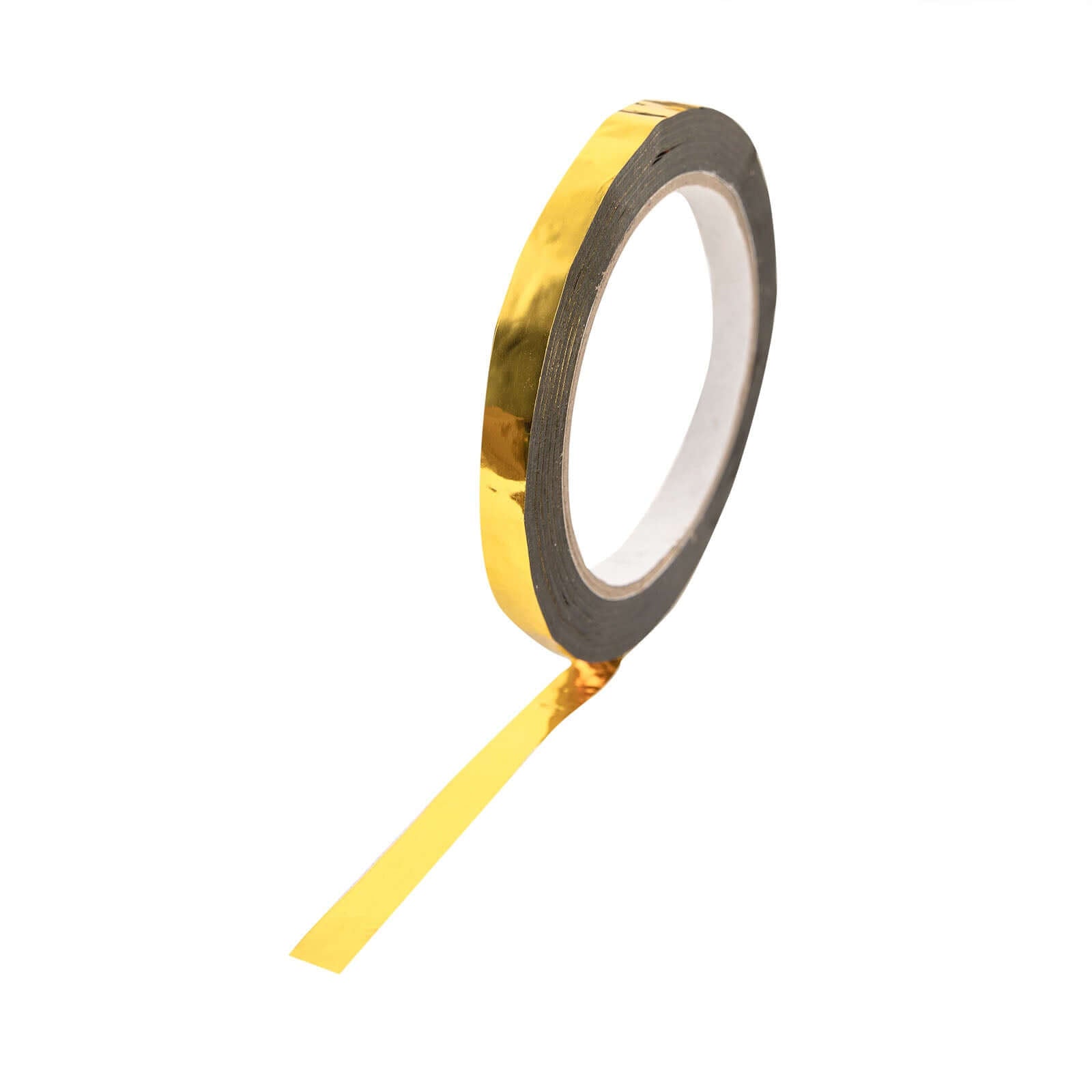 Hot! 100 Yds 0.75' Gold Metallic Polyester Adhesive Tape for DIY Crafts