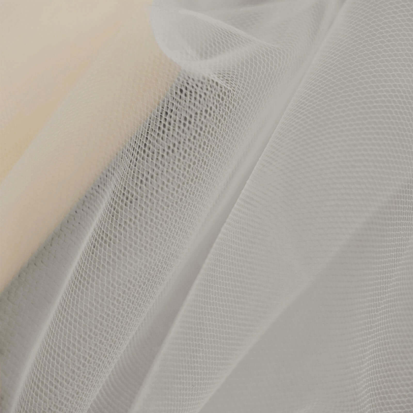 100 Yards of Soft Beige Tulle Fabric Bolt, Ideal for Crafts and Special Occasions
