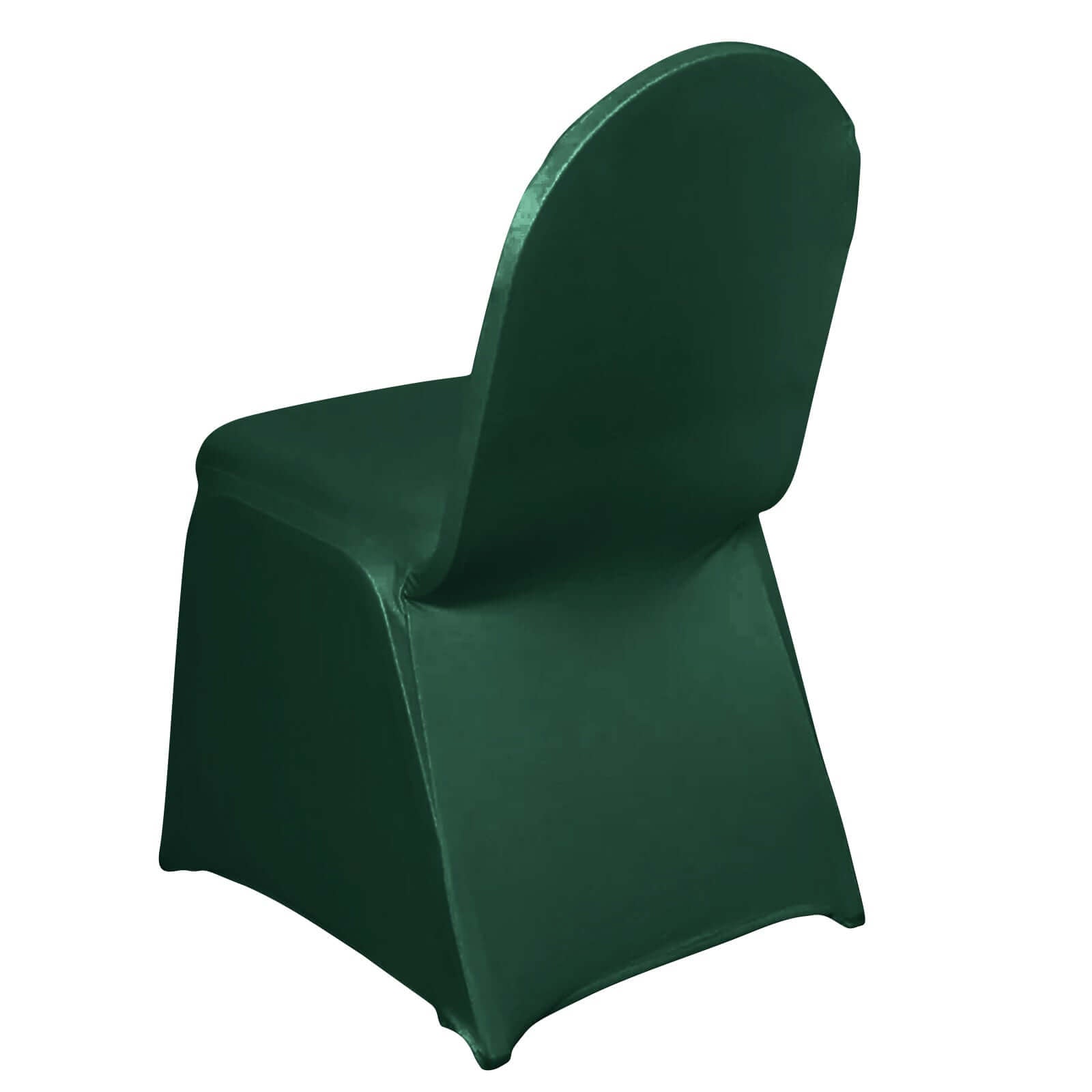 Hunter Emerald Green Spandex Banquet Chair Cover - Stretch 160GSM Fabric