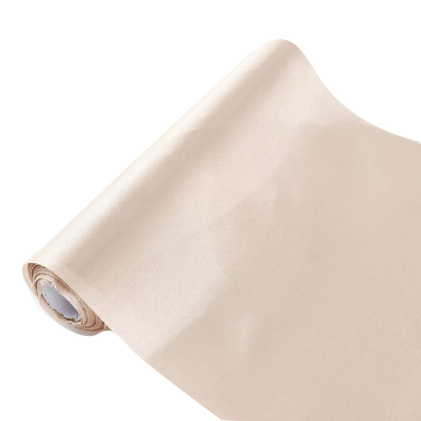 Wholesale Beige Satin Fabric Bolt (12'x10yd) for DIY Crafts
