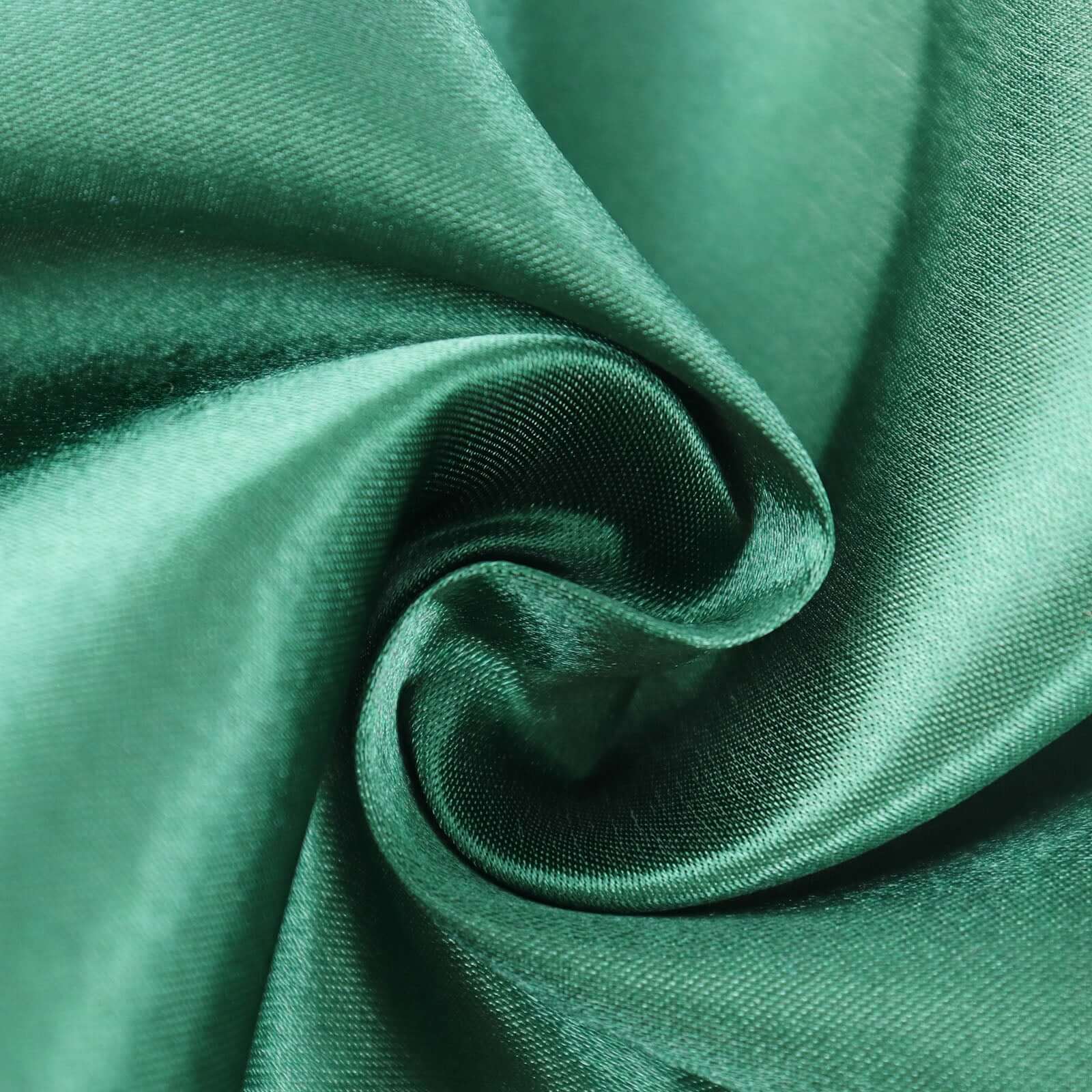 Wholesale 12-Foot Wide, 10-Yard Long Hunter Emerald Green Satin Fabric Bolt for DIY Crafts