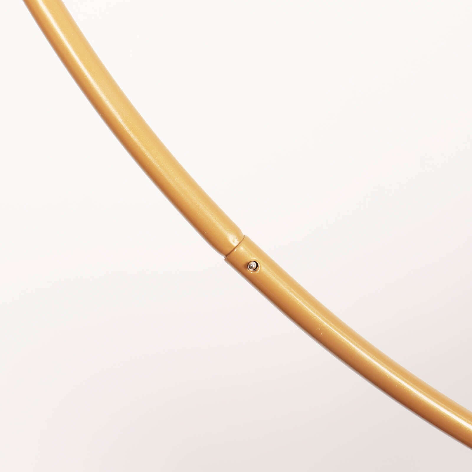 Adjustable Height 7ft Gold Metal Balloon Column with Hoop Flower Pillar Stand, Ideal for Table Centerpiece
