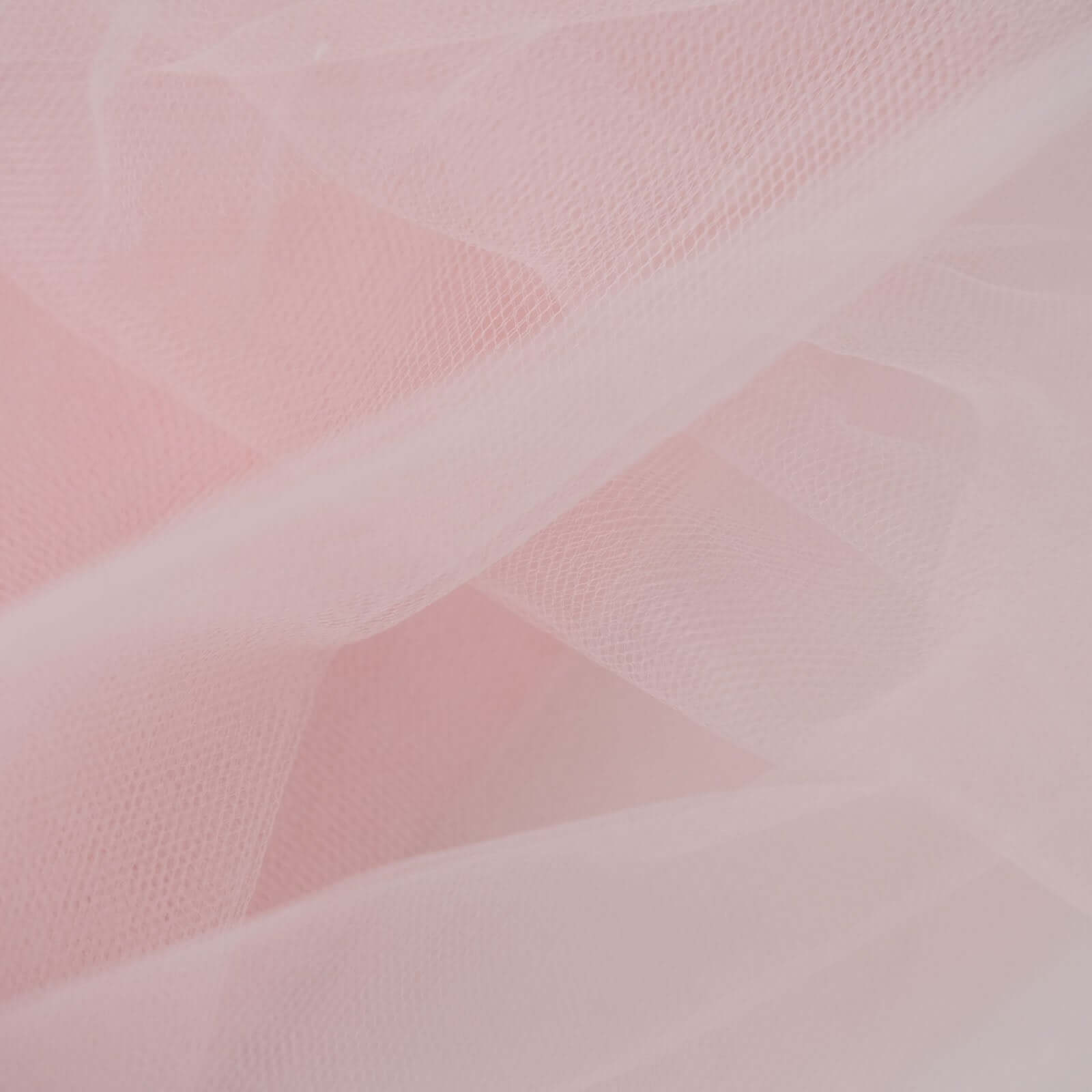 40-Yard Blush Tulle Fabric Bolt, 54 Inches Wide, Ideal for DIY Crafts