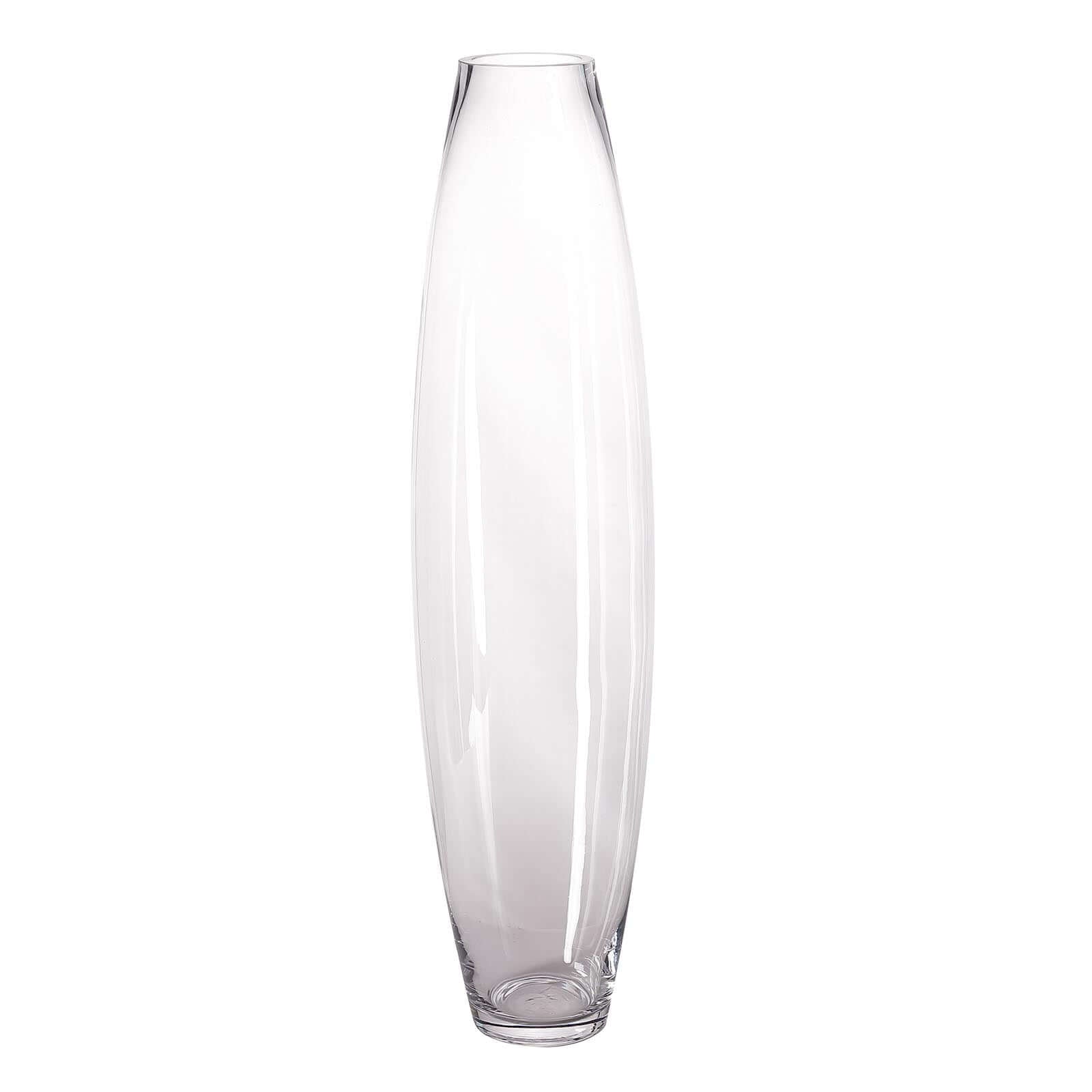 Heavy - Duty Clear Glass Cylinder Tapered Vase for Event Flower Centerpieces