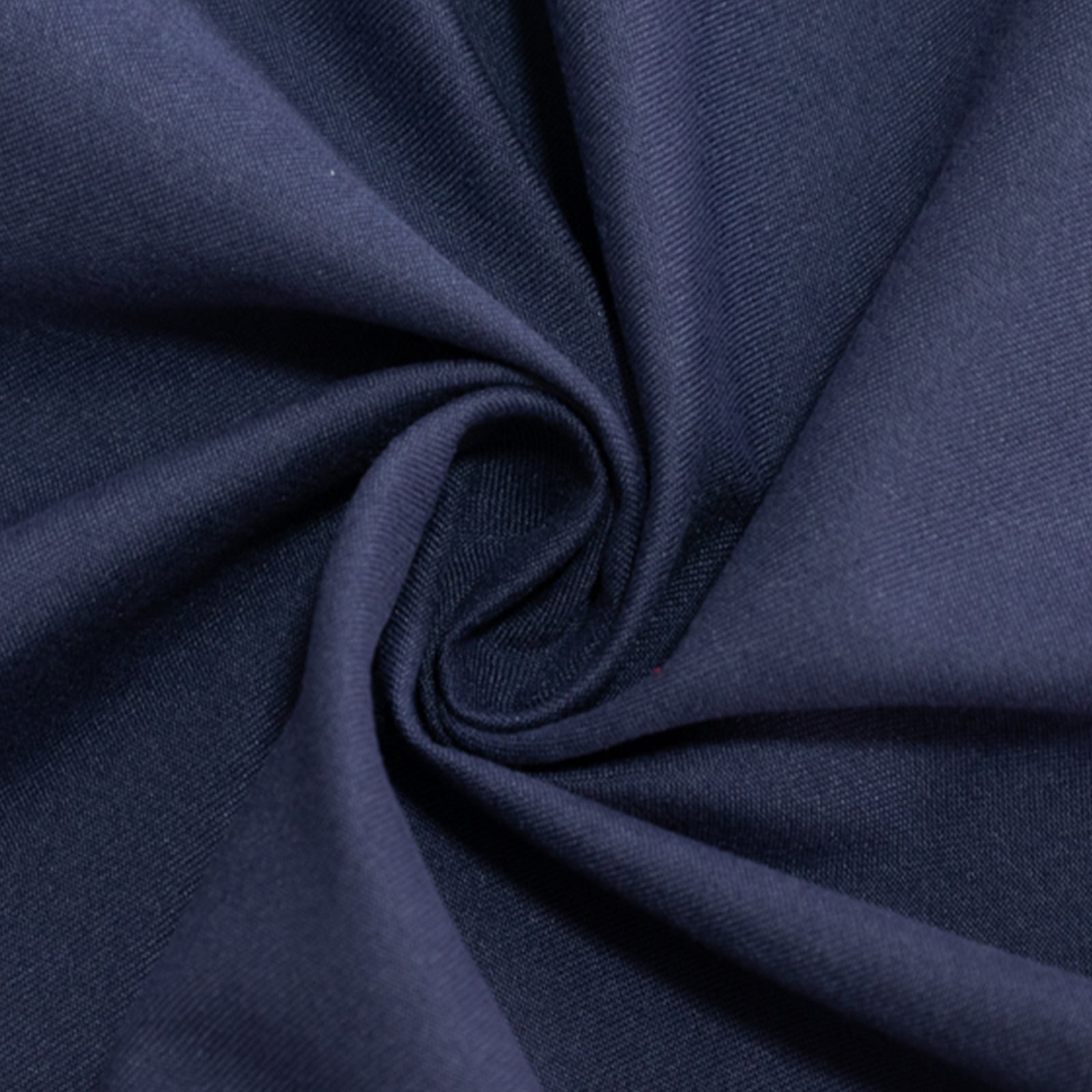 Wrinkle-Resistant Navy Blue 70x70 Cotton Blend Square Tablecloth