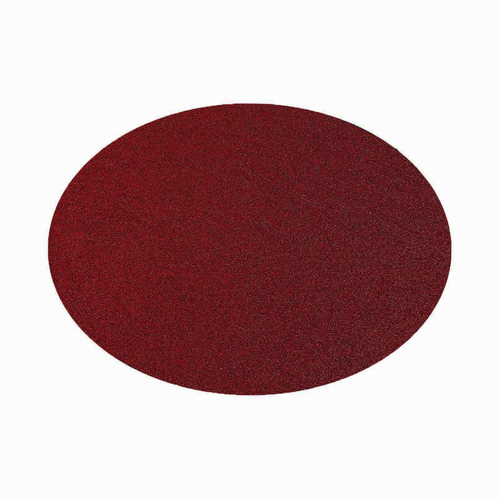 Hot! 6-Pack Burgundy Glitter Oval Non-Slip Dining Placemats 12x18