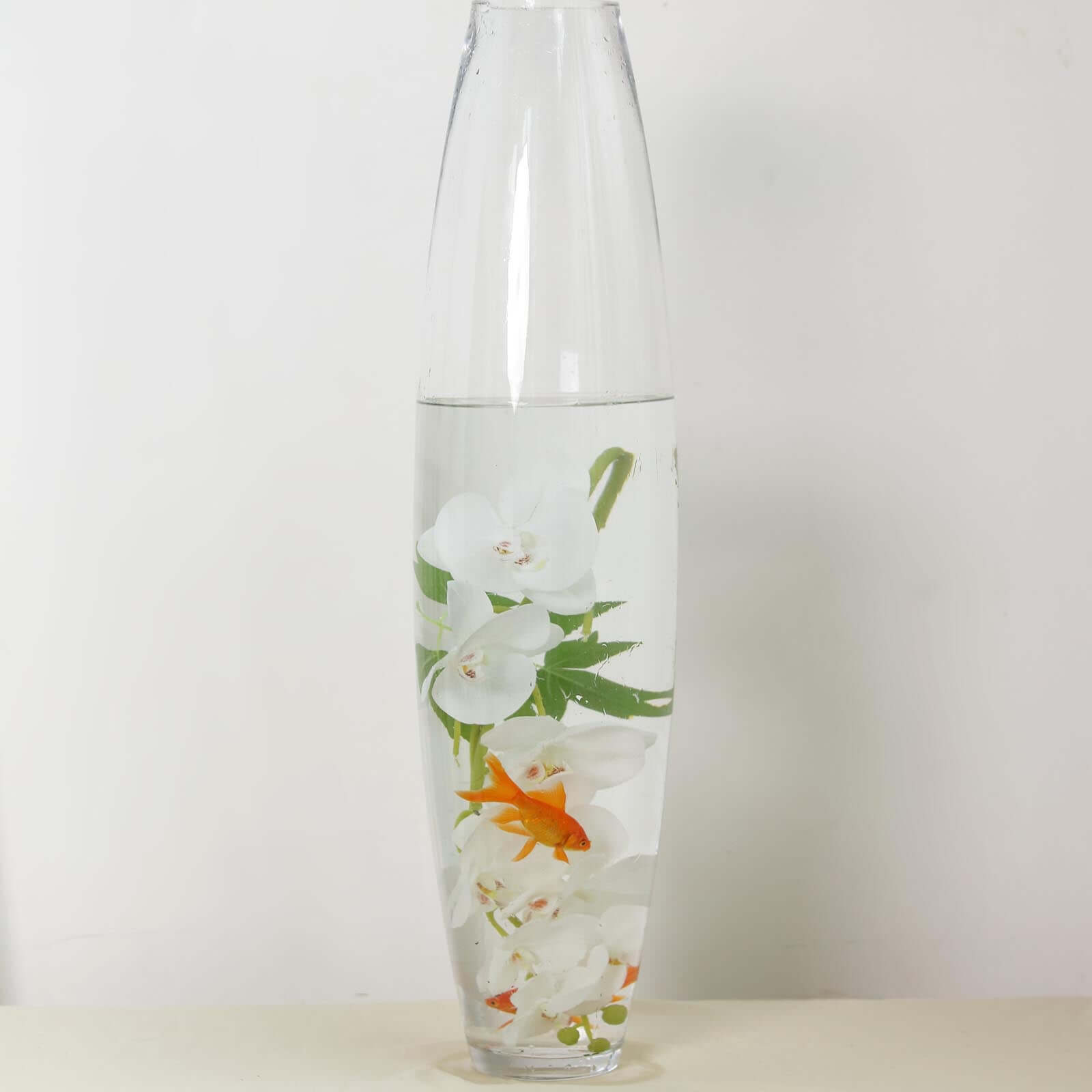 Heavy - Duty Clear Glass Cylinder Tapered Vase for Event Flower Centerpieces