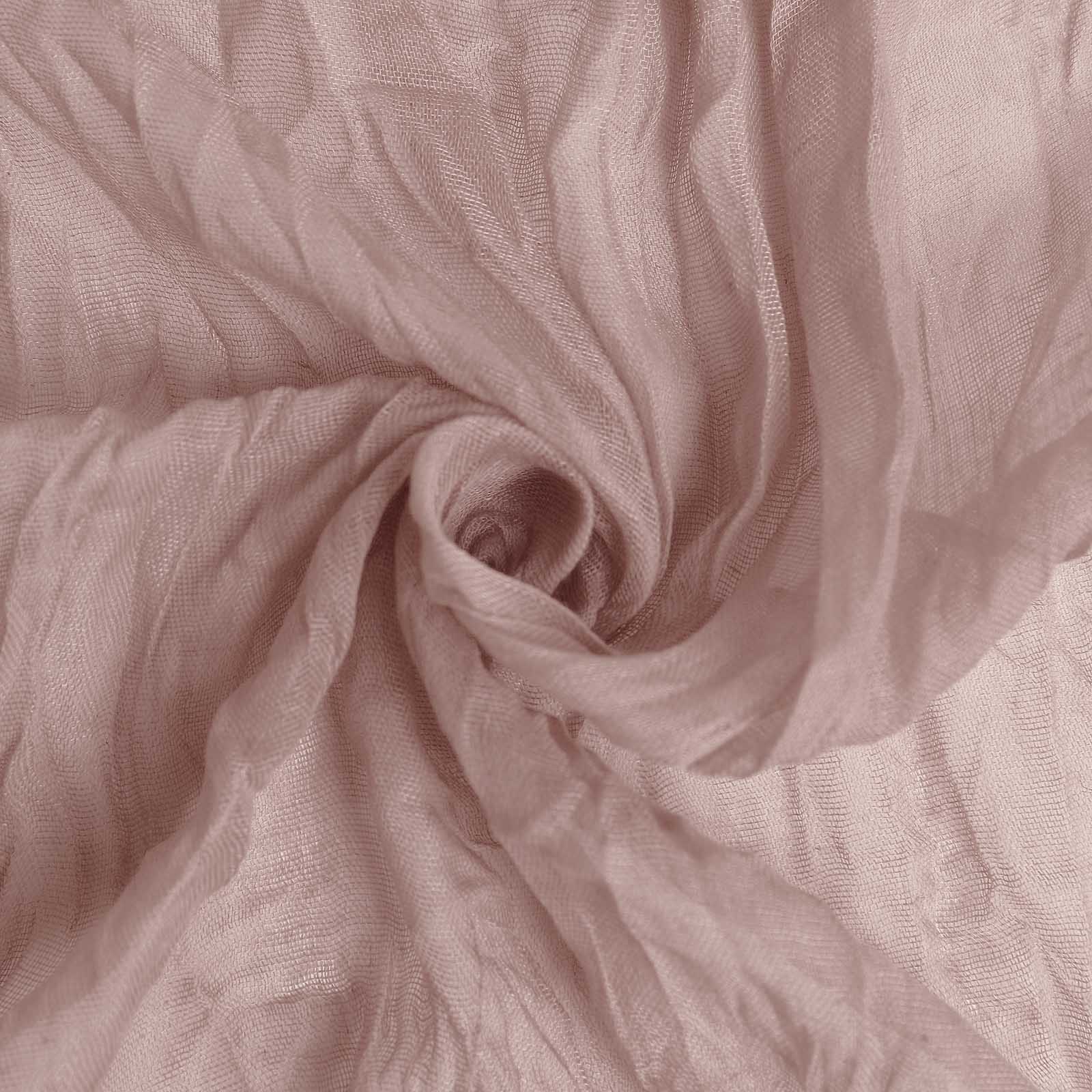 5-Pack Reusable Dusty Rose Gauze Cheesecloth Dinner Napkins - Great Deal!
