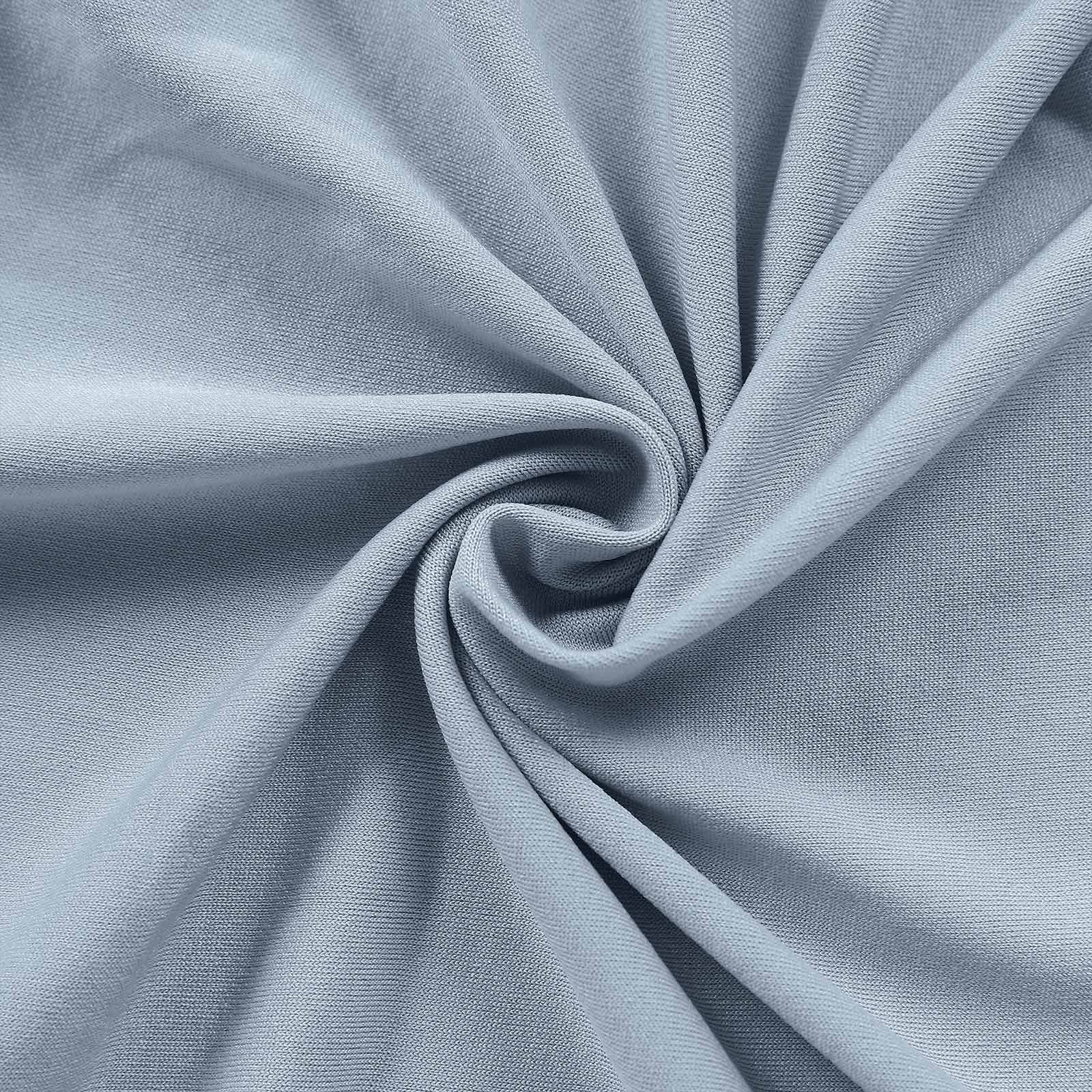 Hot! 5ft Dusty Blue Spandex Fitted Cover for Round Top Wedding Arch