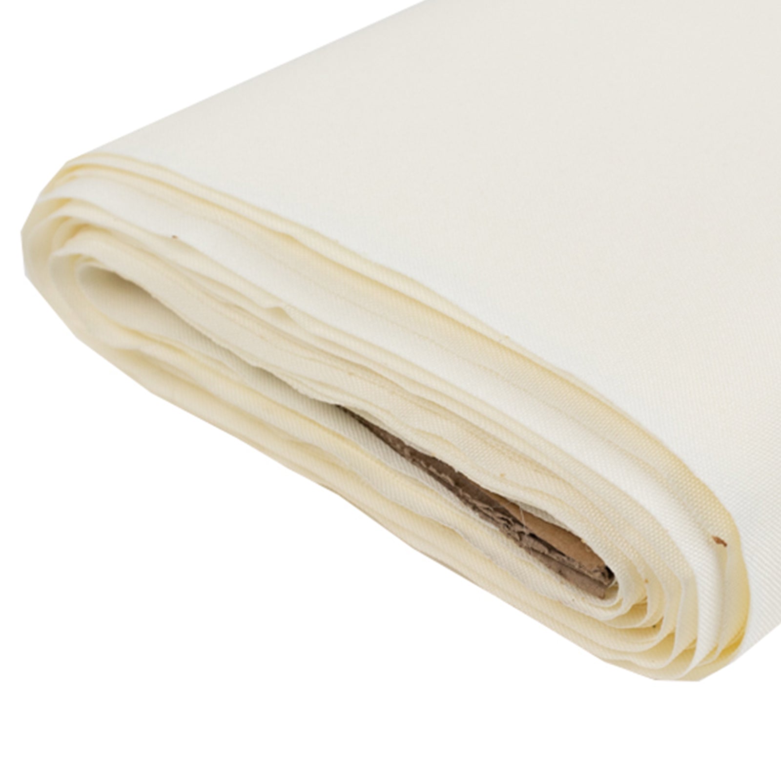 Hot Deal! 54x10 Yards Ivory Premium Polyester Fabric Bolt for DIY & Decor