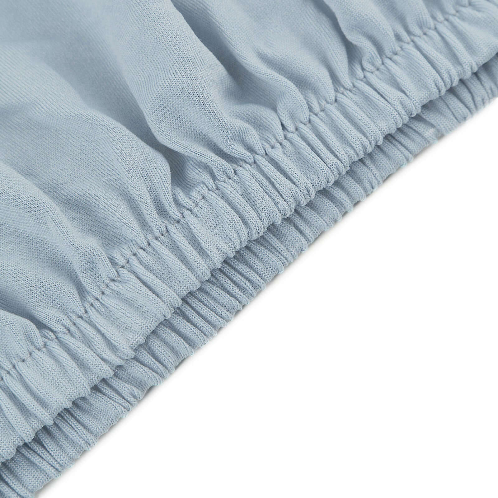 5-Piece Set of Stretchy Dusty Blue Spandex Cylinder Pedestal Stand Covers - 160 GSM