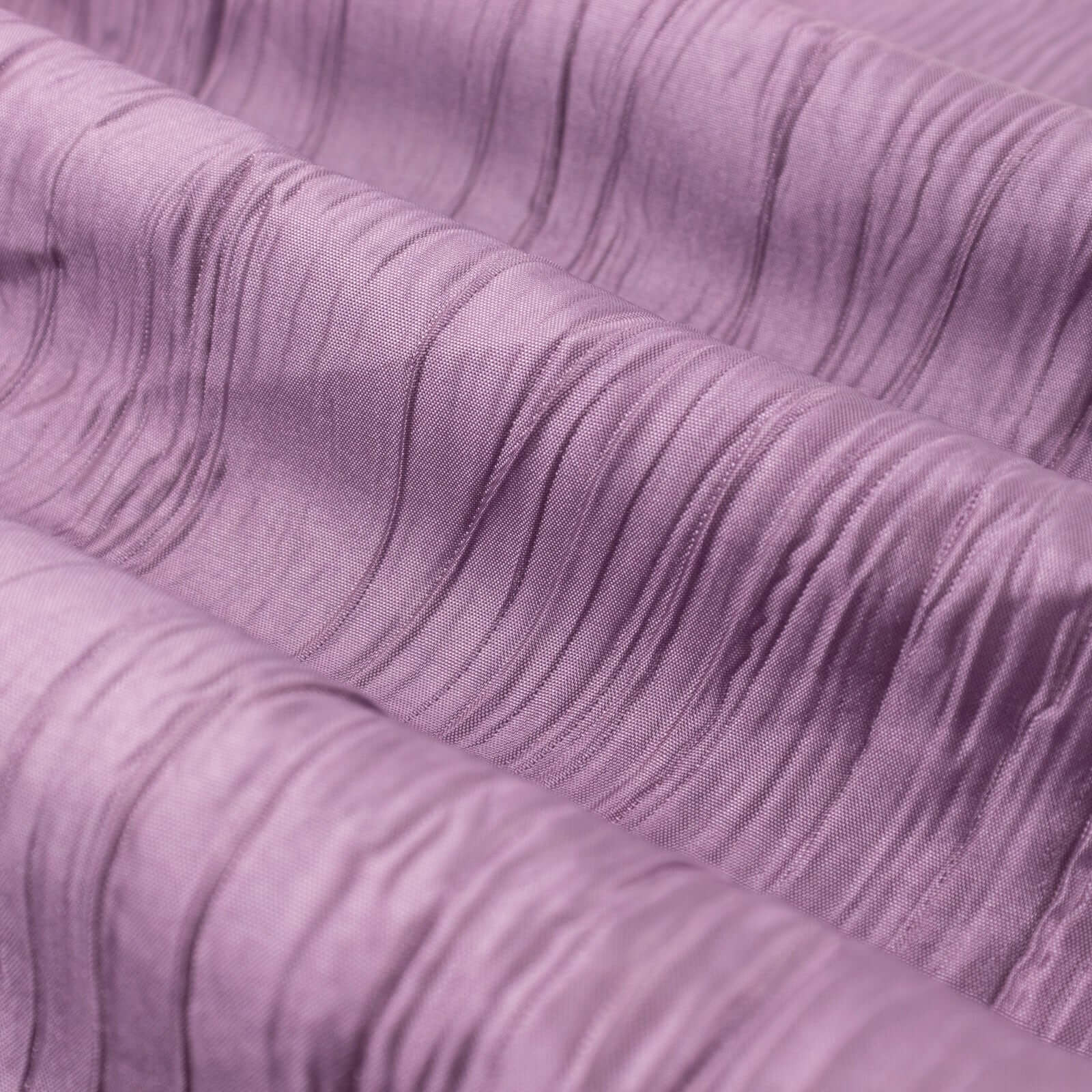 Limited-Time Offer! 54-Inch Wide, 10-Yard Violet Amethyst Accordion Crinkle Taffeta Fabric Bolt