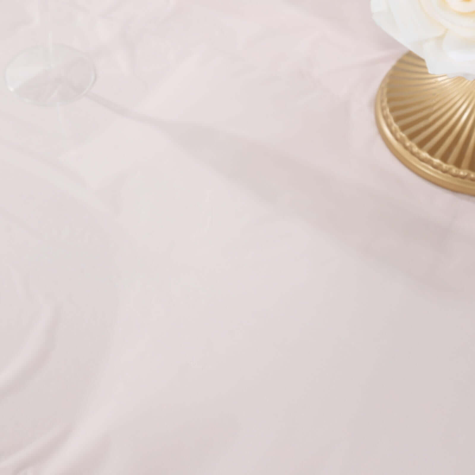 Customizable Blush Plastic Table Cover Roll with Slide Cutter - High - Quality & Durable, 54x300ft