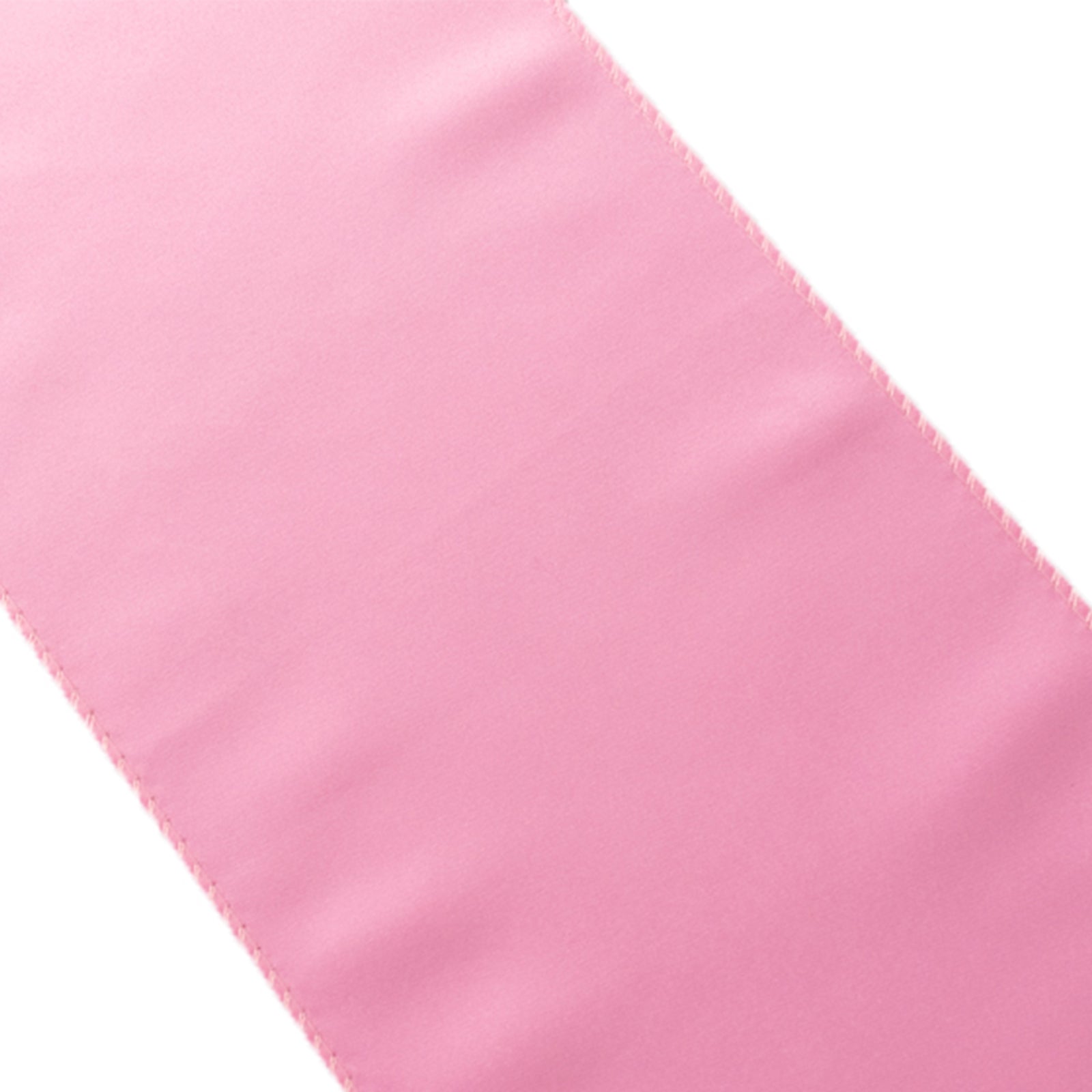 Set of 5 Pink Lamour Satin 6x106 Chair Sashes - Stylish Reusable Decor