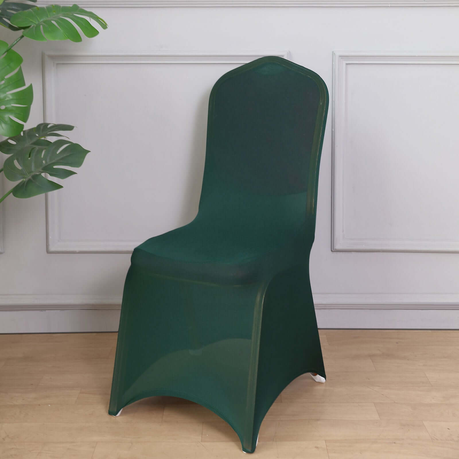 Hunter Emerald Green Spandex Banquet Chair Cover - Stretch 160GSM Fabric