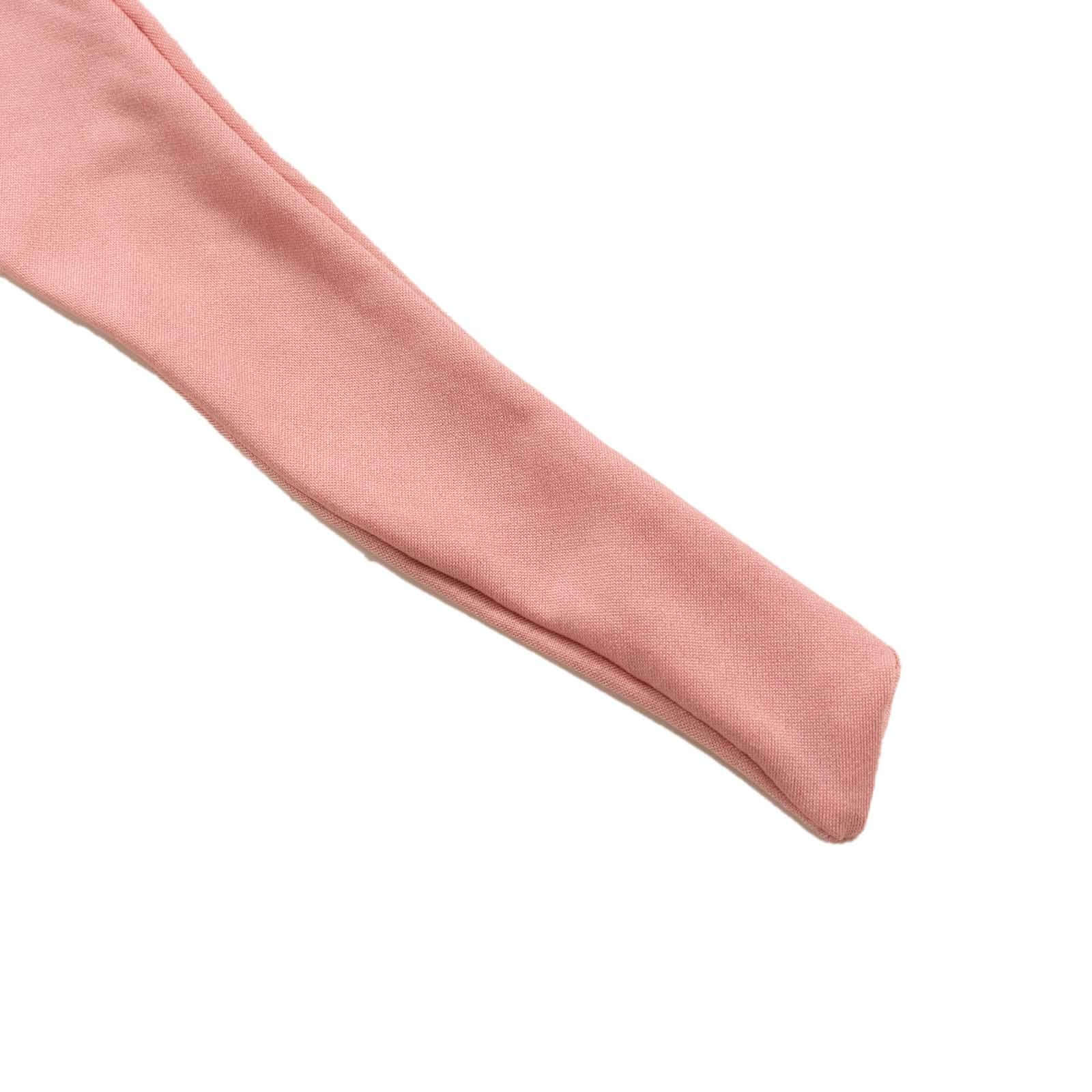 Custom-Fitted 7.5ft Dusty Rose Spandex Crescent Moon Wedding Arch Pullover Cover