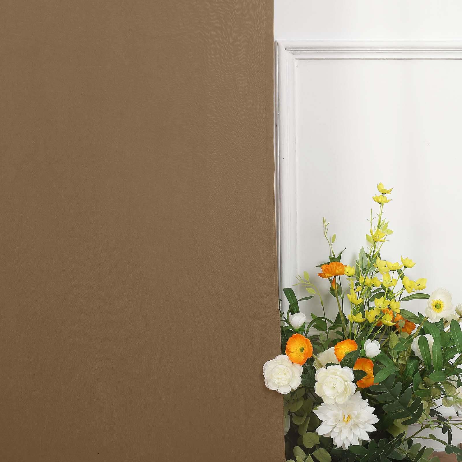 Hot! 5ft Matte Taupe Spandex Cover for Round Top Wedding Arch
