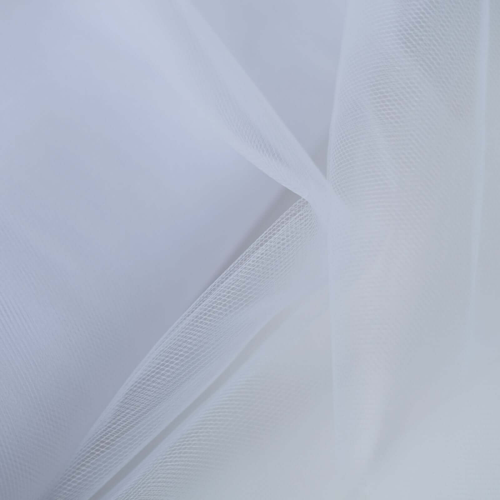On Sale! 54-Inch by 40-Yard White Nylon Tulle Fabric Bolt for DIY Crafts