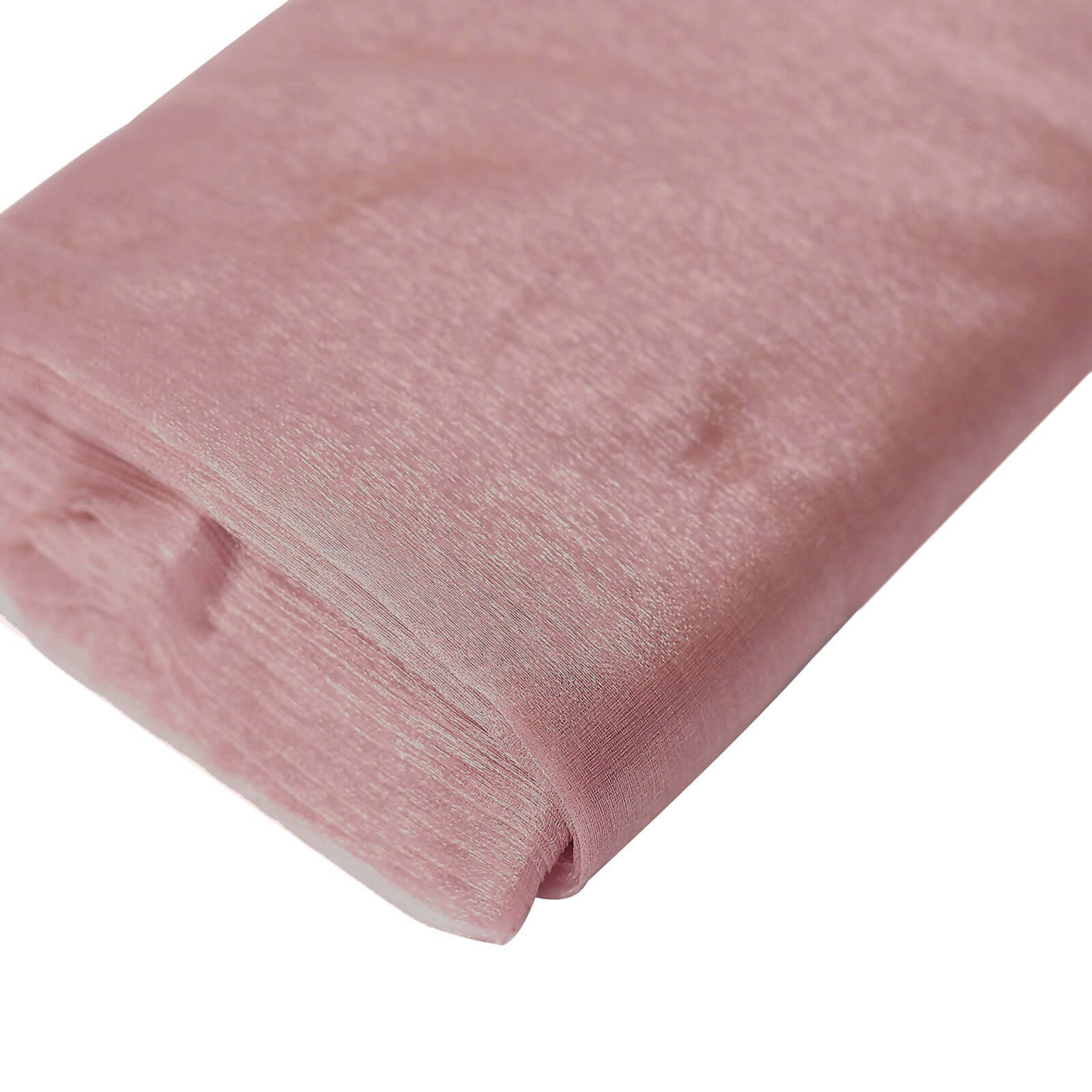 54-Inch by 10-Yard Dusty Rose Solid Sheer Chiffon Fabric Bolt - Ideal for DIY Voile Drapery