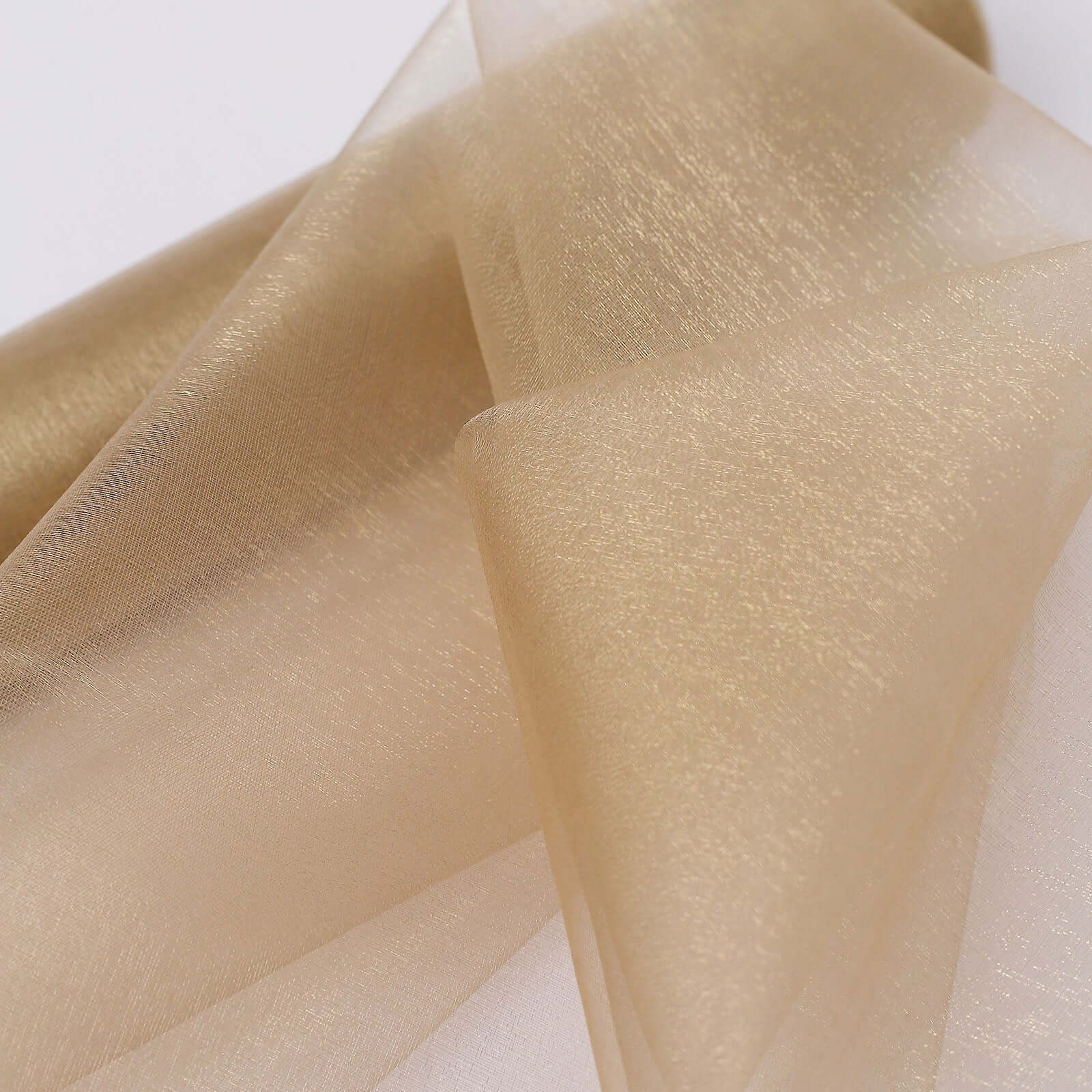 Hot Deal! 12x10yd Natural Sheer Chiffon Fabric for DIY Drapery