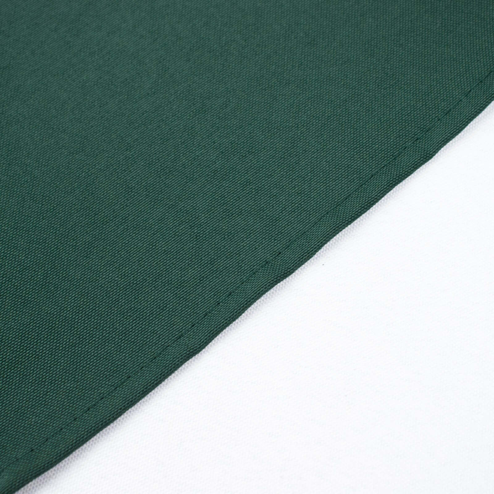 5-Pack Premium 20x20 Hunter Emerald Green Polyester Dinner Napkins - Wrinkle-Free & Durable