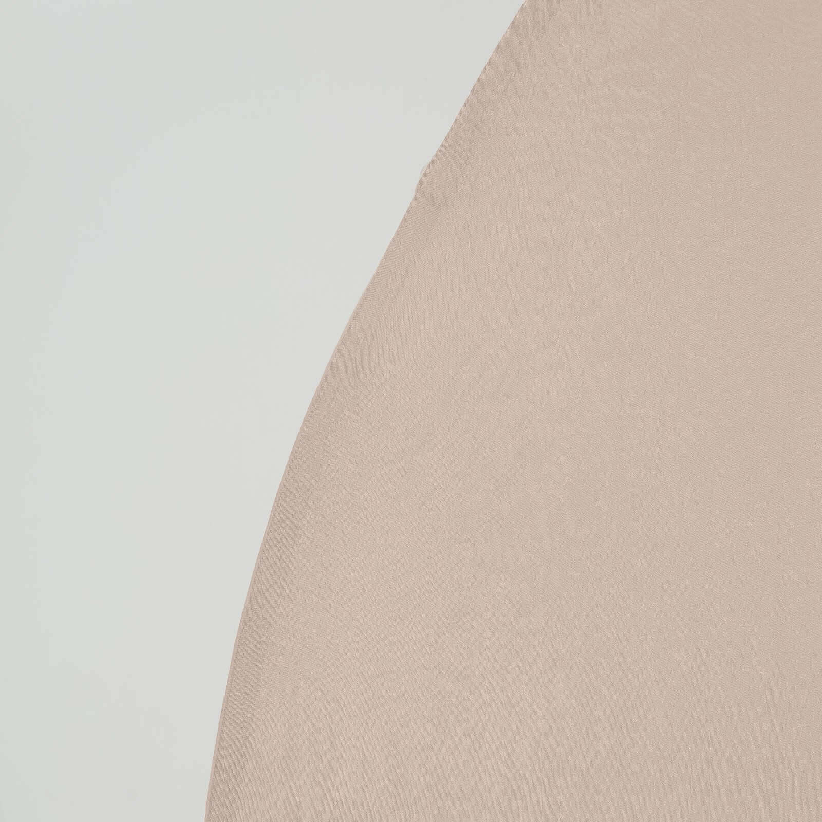 7.5ft Nude Round Spandex Party Backdrop Stand Cover - Perfect for Weddings and Events