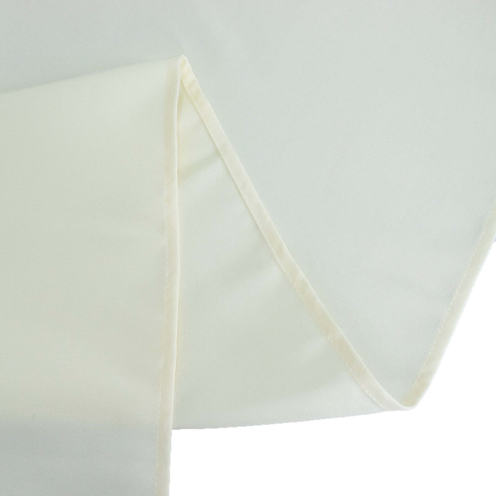 Ivory 70x70 Premium Polyester Wrinkle-Resistant Tablecloth 220GSM - Ideal for Events